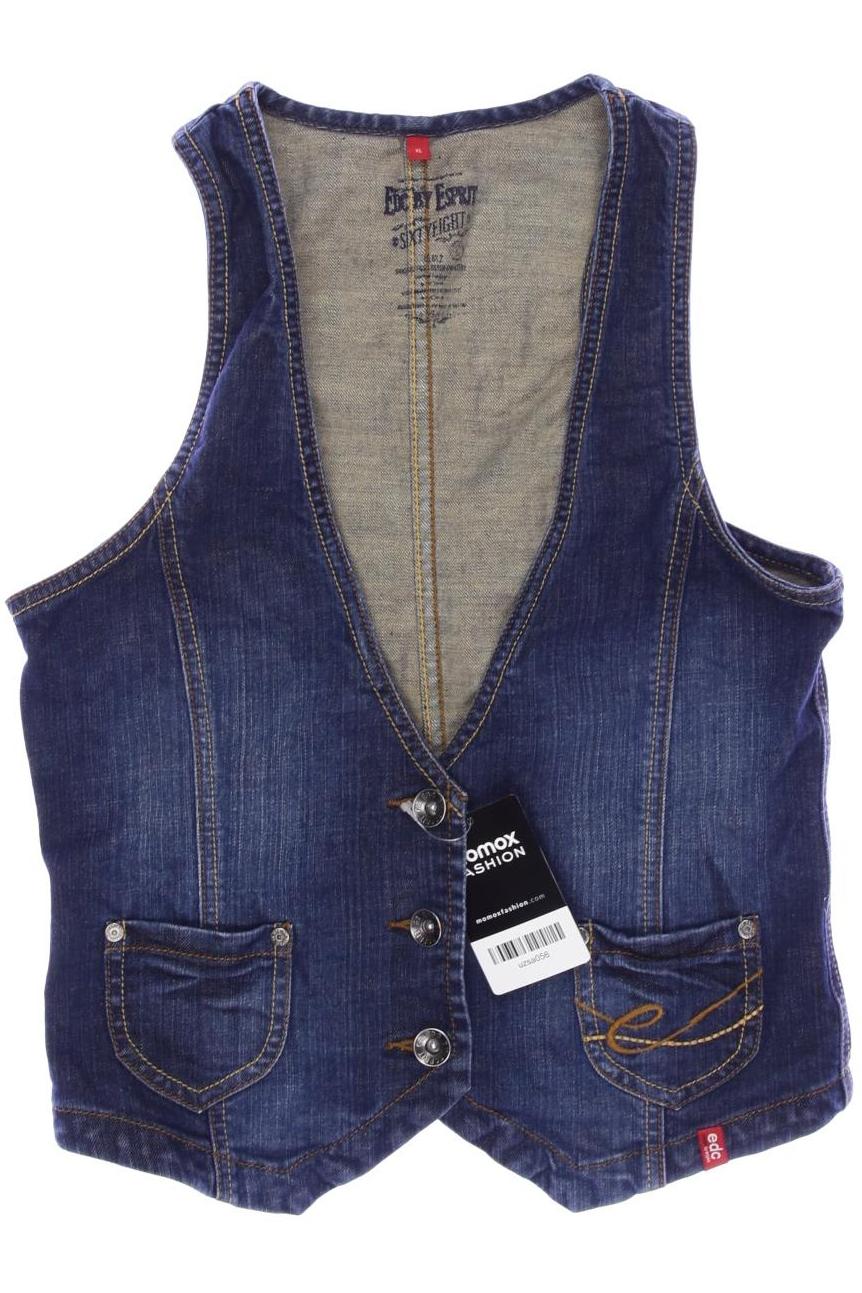 

edc by Esprit Damen Weste, marineblau, Gr. 44