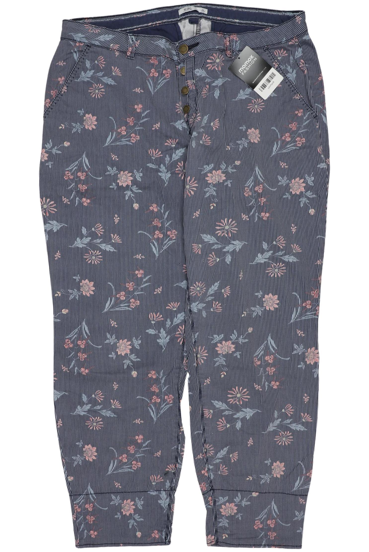 

edc by Esprit Damen Stoffhose, blau, Gr. 42