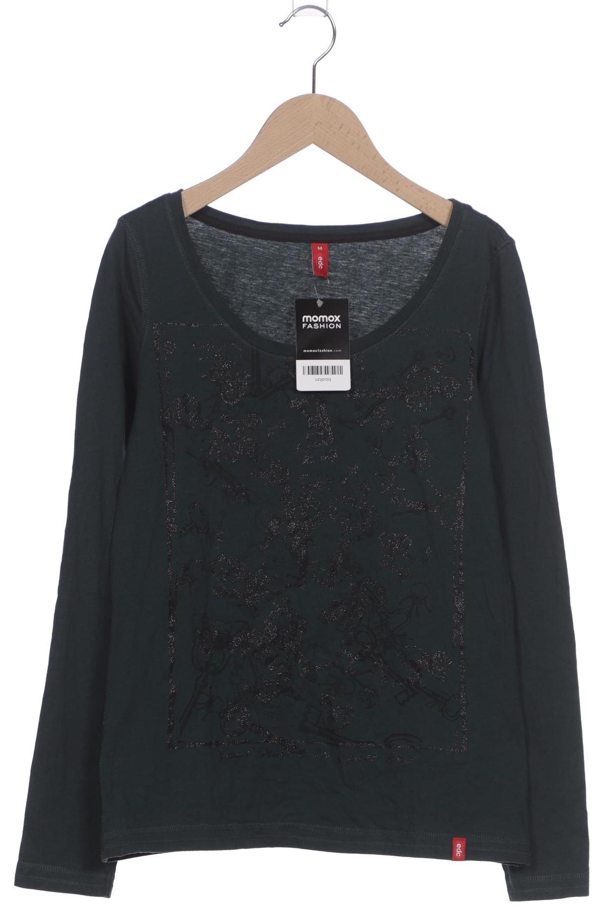 

edc by Esprit Damen Langarmshirt, türkis, Gr. 38