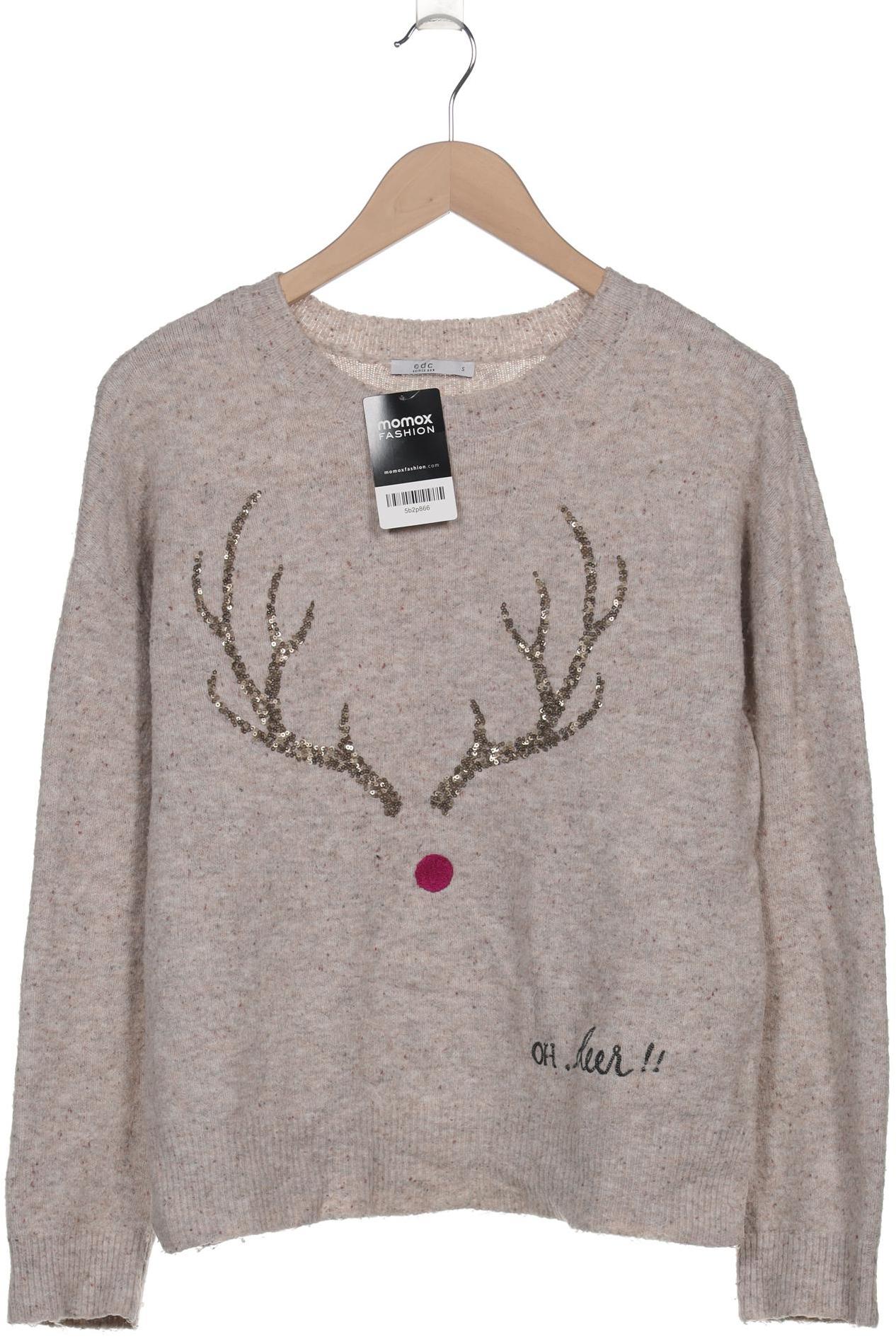 

edc by Esprit Damen Pullover, cremeweiß, Gr. 36
