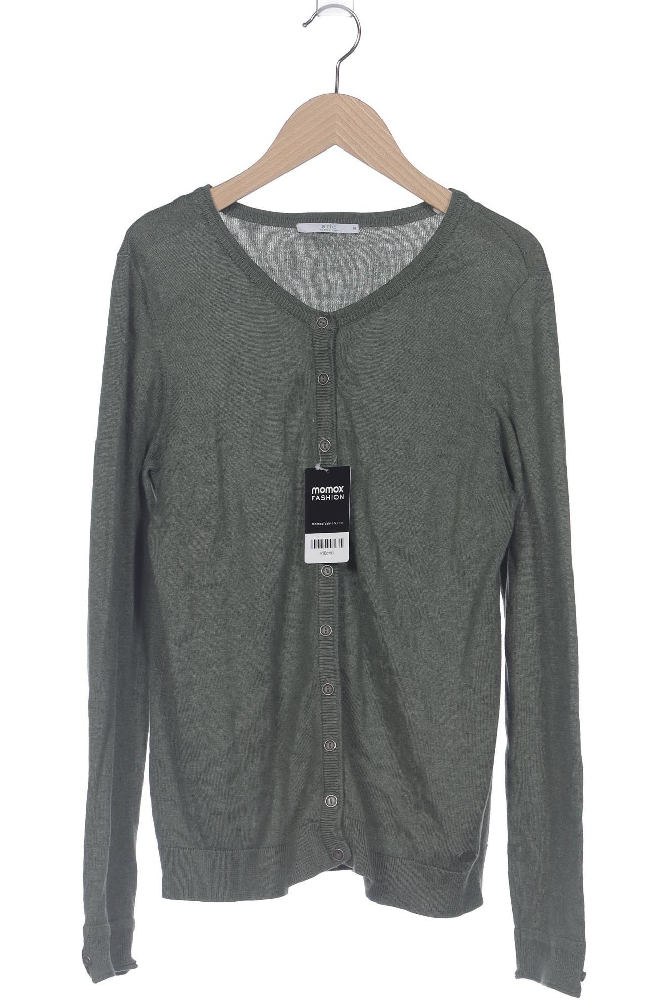 

edc by Esprit Damen Strickjacke, grün, Gr. 38