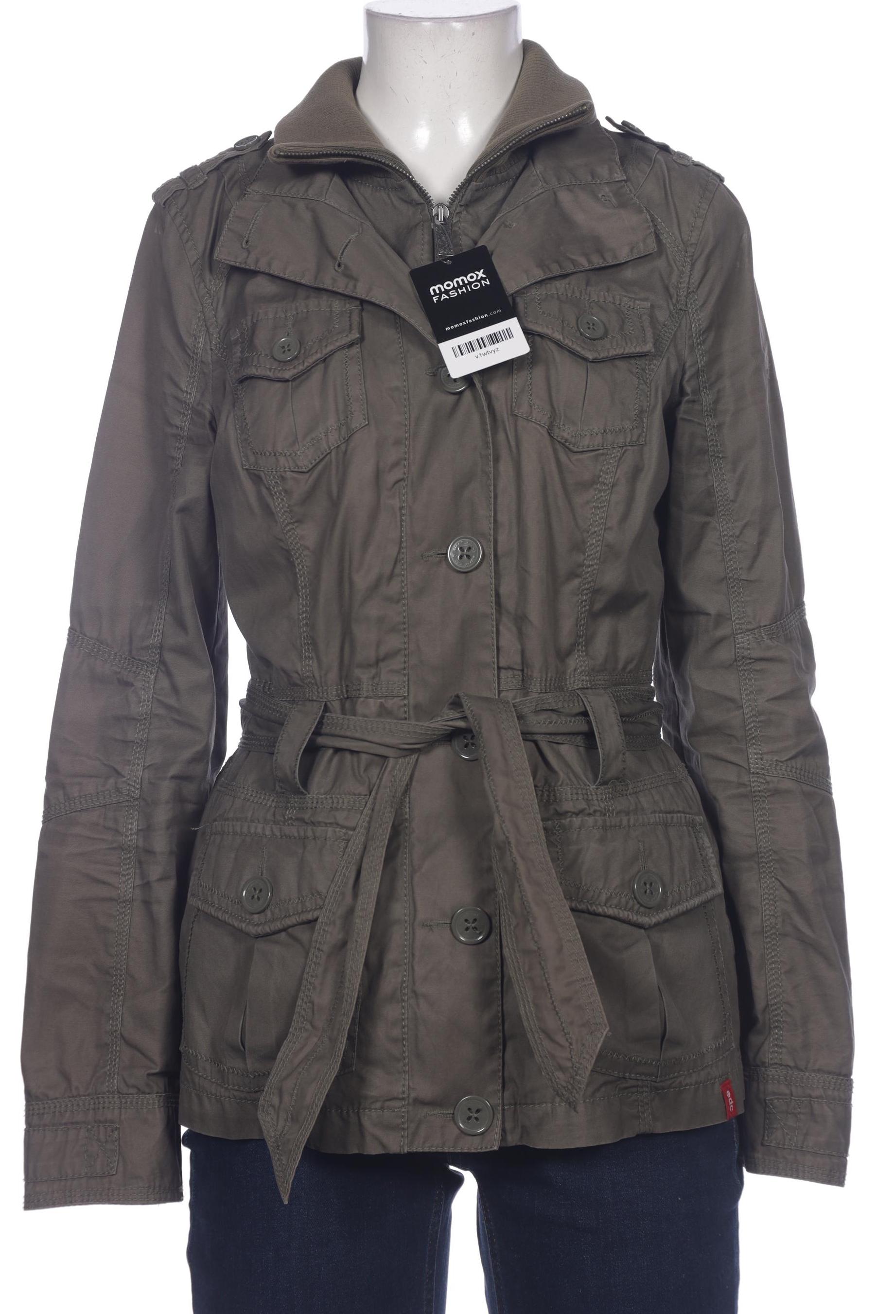 

edc by Esprit Damen Jacke, grün, Gr. 36