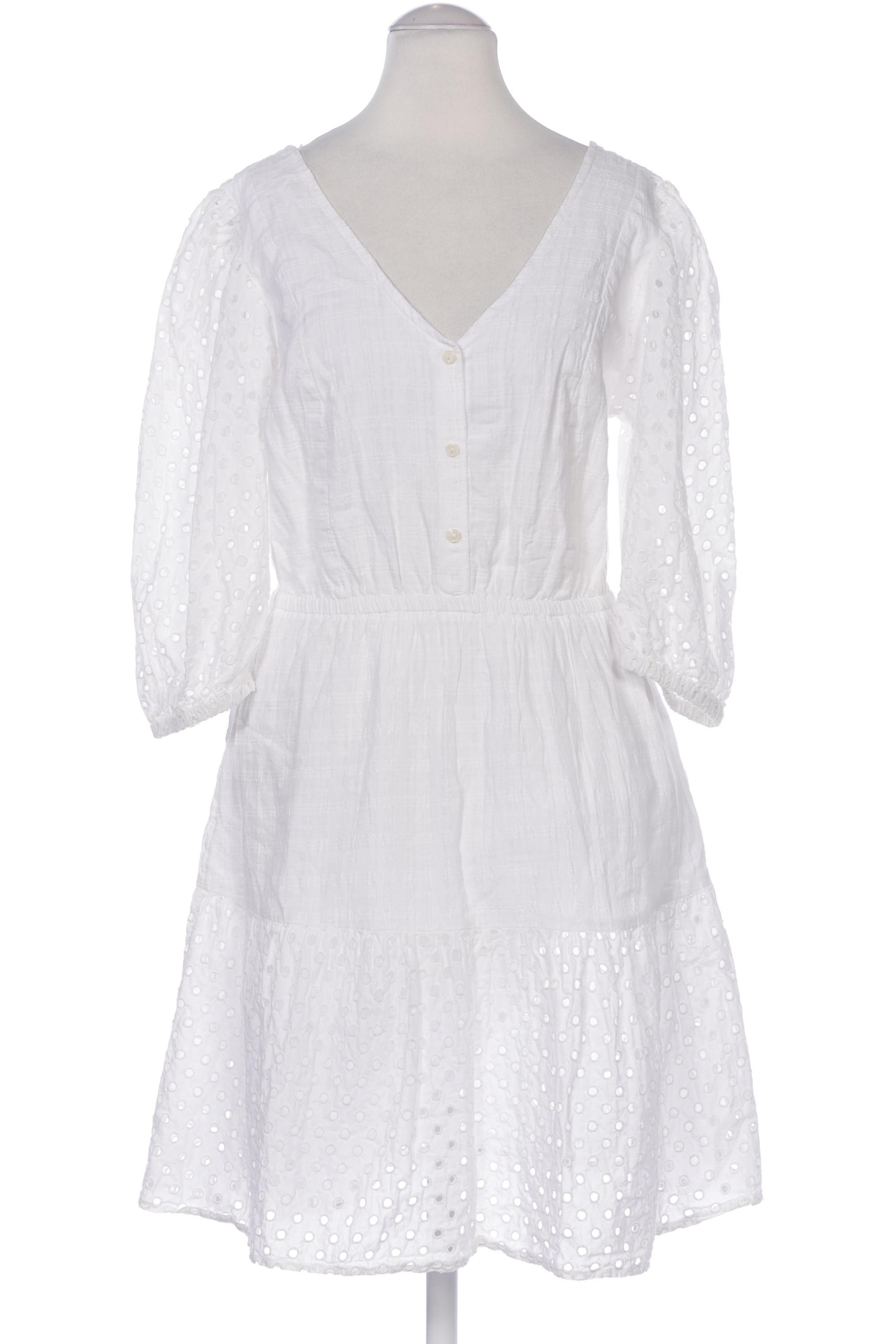 

edc by Esprit Damen Kleid, weiß, Gr. 36