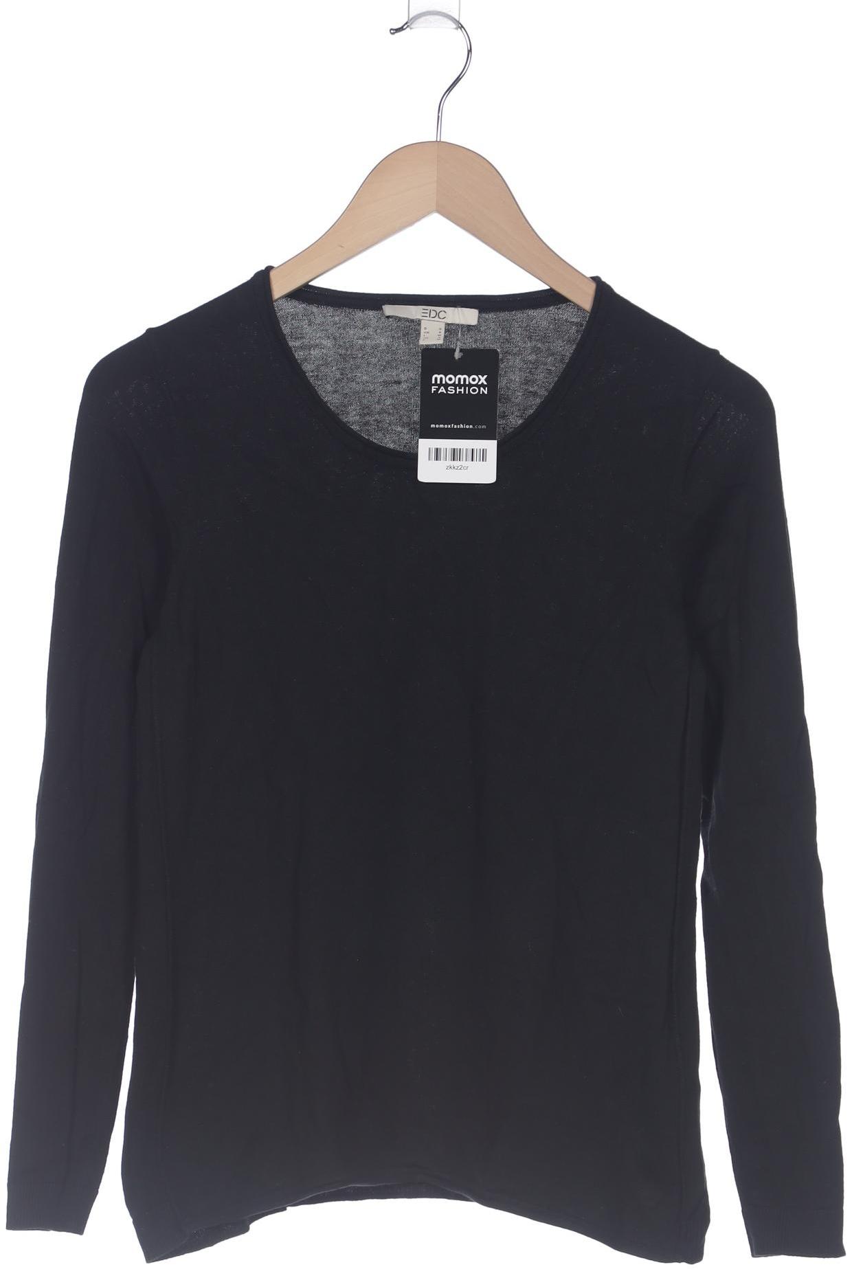 

edc by Esprit Damen Pullover, schwarz, Gr. 36