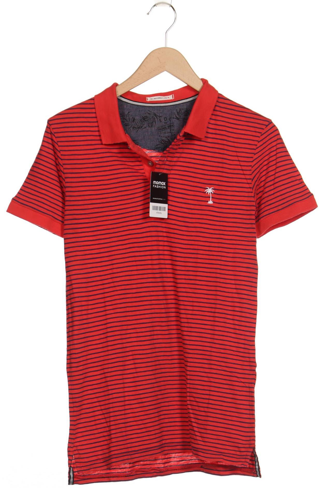 

edc by Esprit Herren Poloshirt, pink, Gr. 44