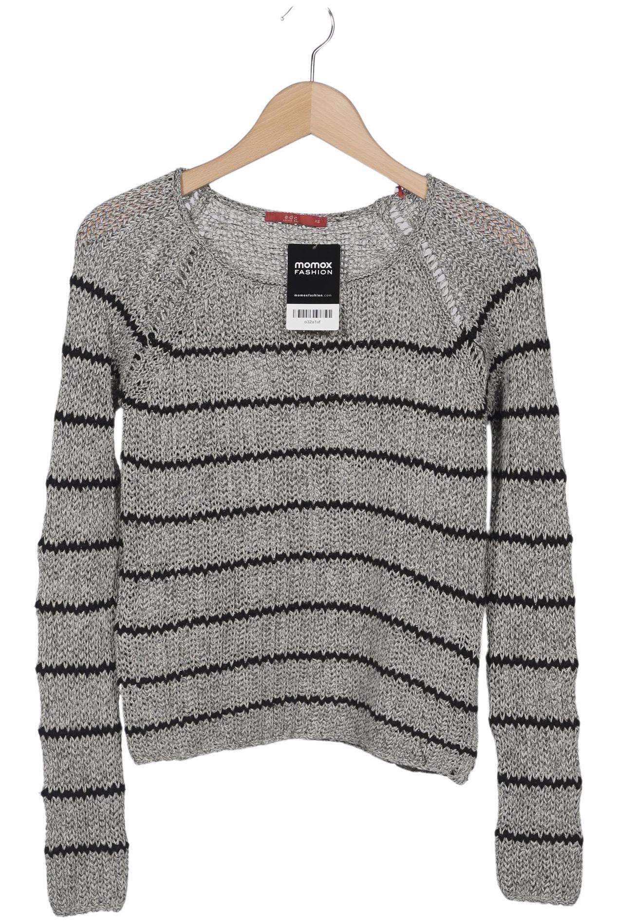 

edc by Esprit Damen Pullover, grau, Gr. 34