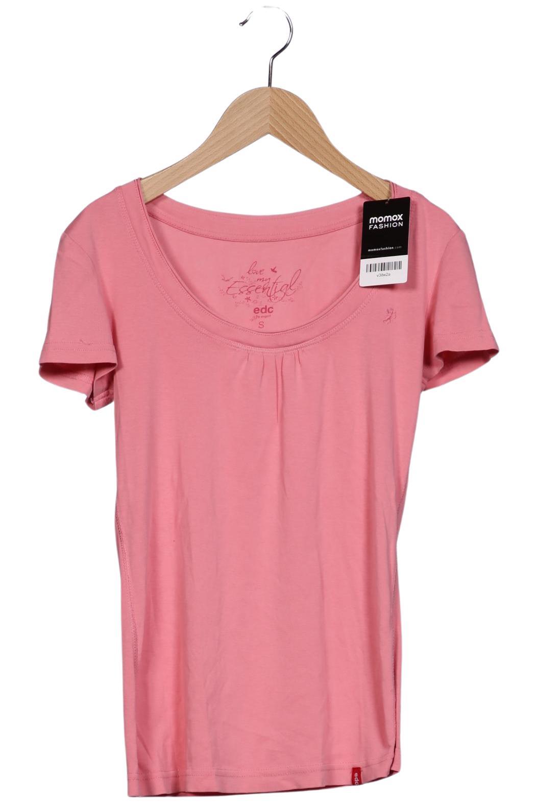 

edc by Esprit Damen T-Shirt, pink, Gr. 36