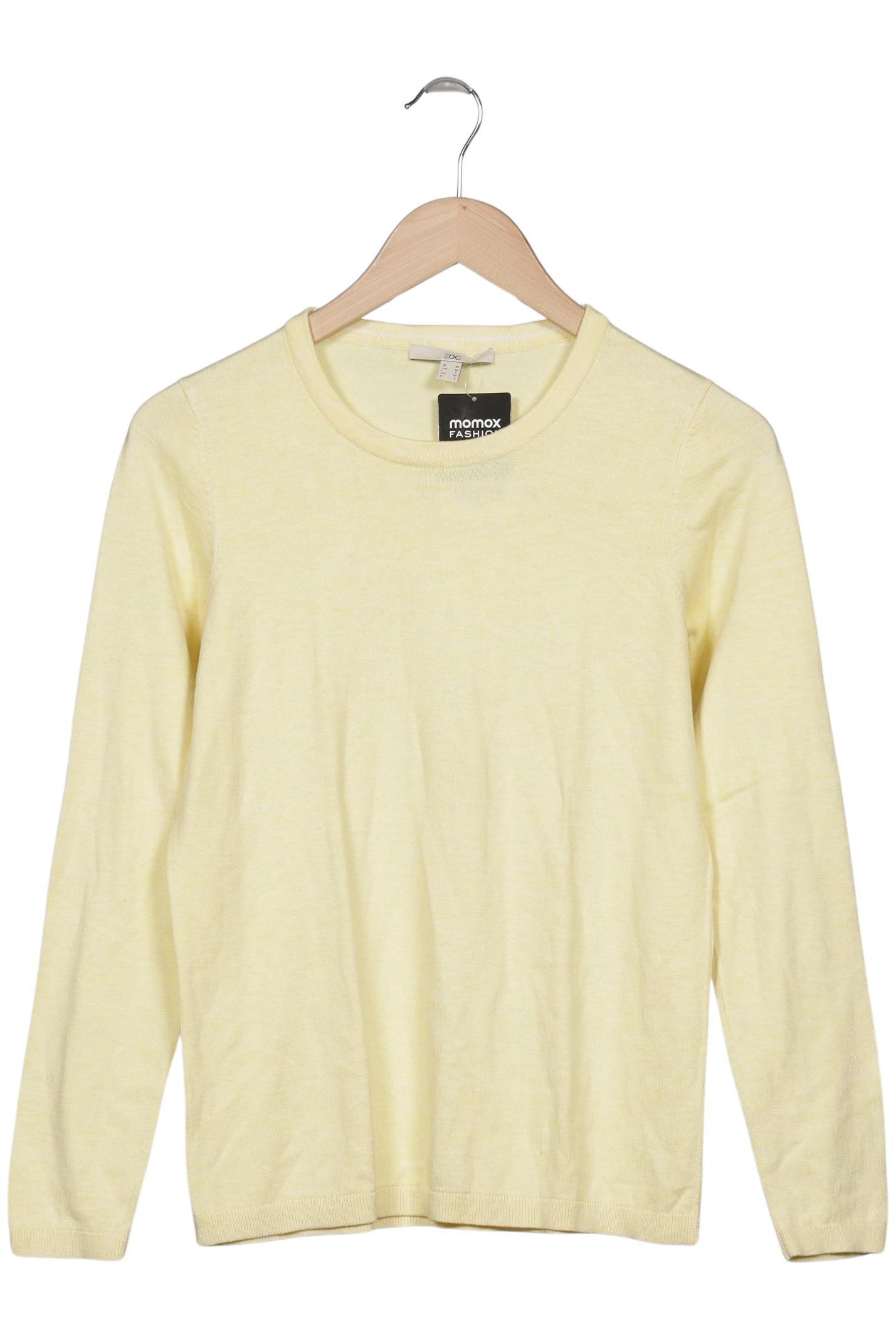 

edc by Esprit Damen Pullover, gelb, Gr. 38