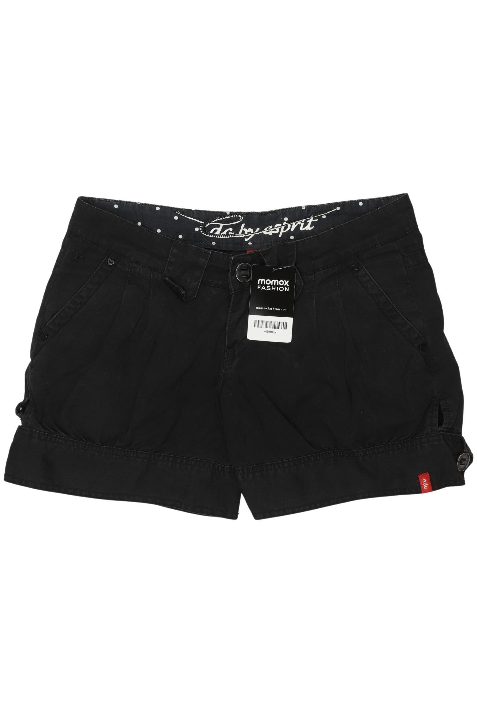 

edc by Esprit Damen Shorts, schwarz, Gr. 36