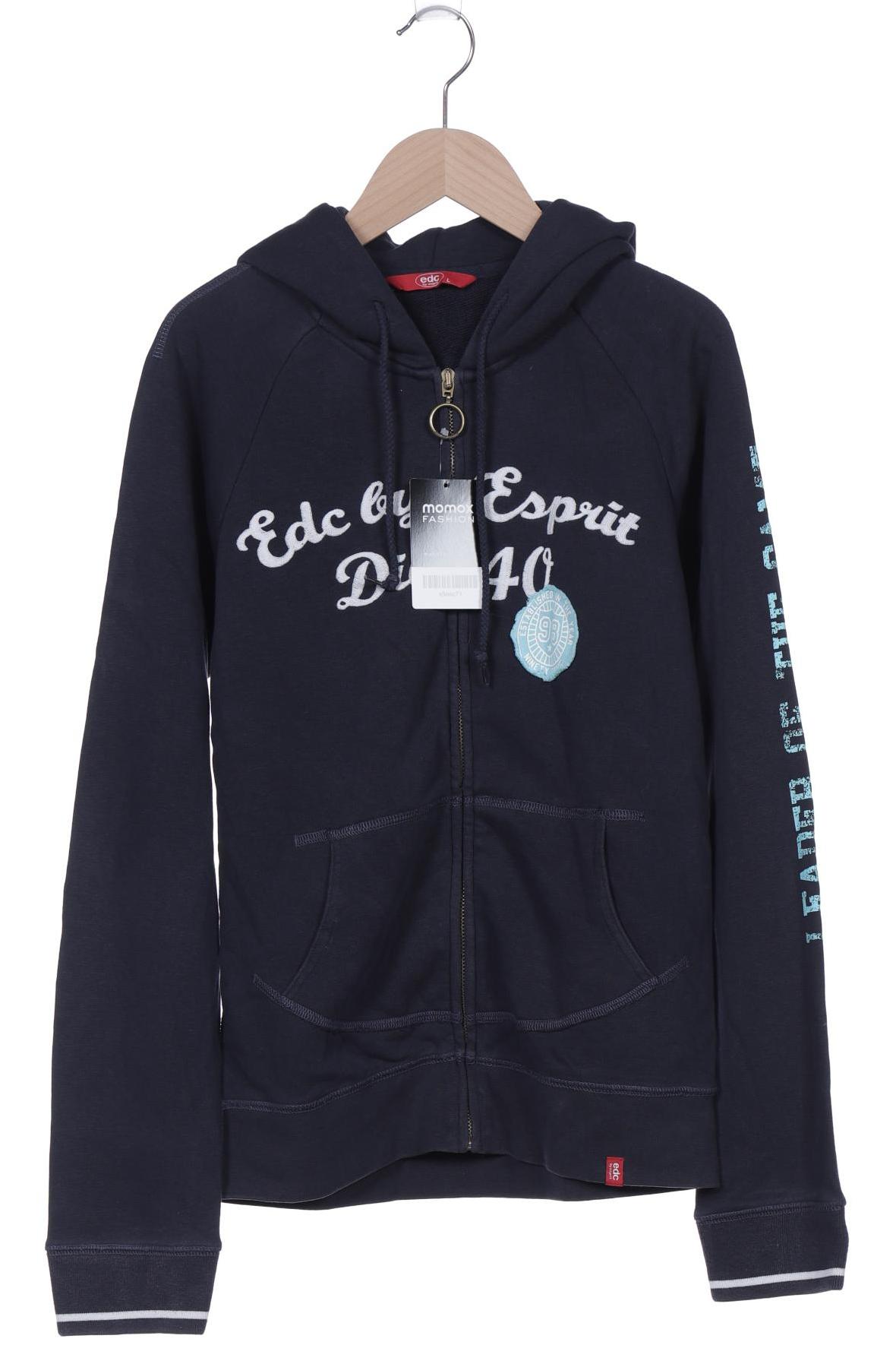 

edc by Esprit Damen Kapuzenpullover, marineblau, Gr. 42