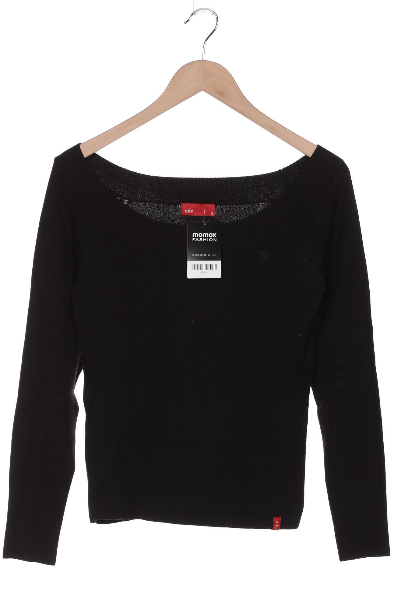 

edc by Esprit Damen Pullover, schwarz, Gr. 36