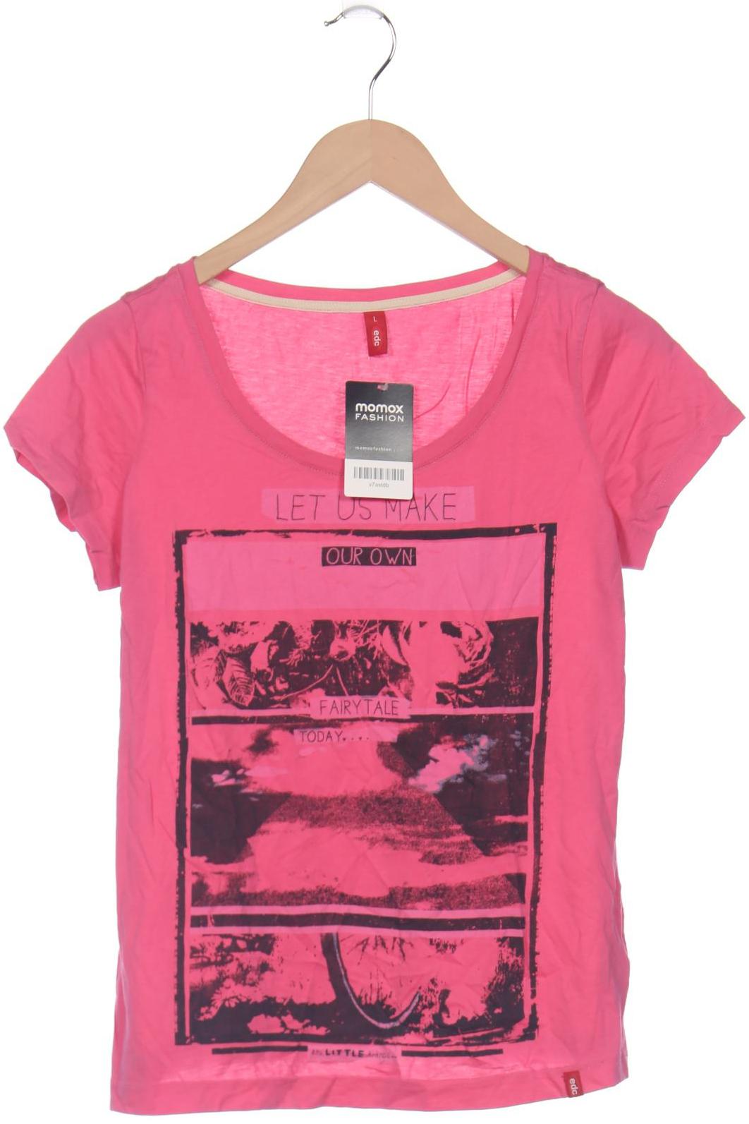 

edc by Esprit Damen T-Shirt, pink, Gr. 42