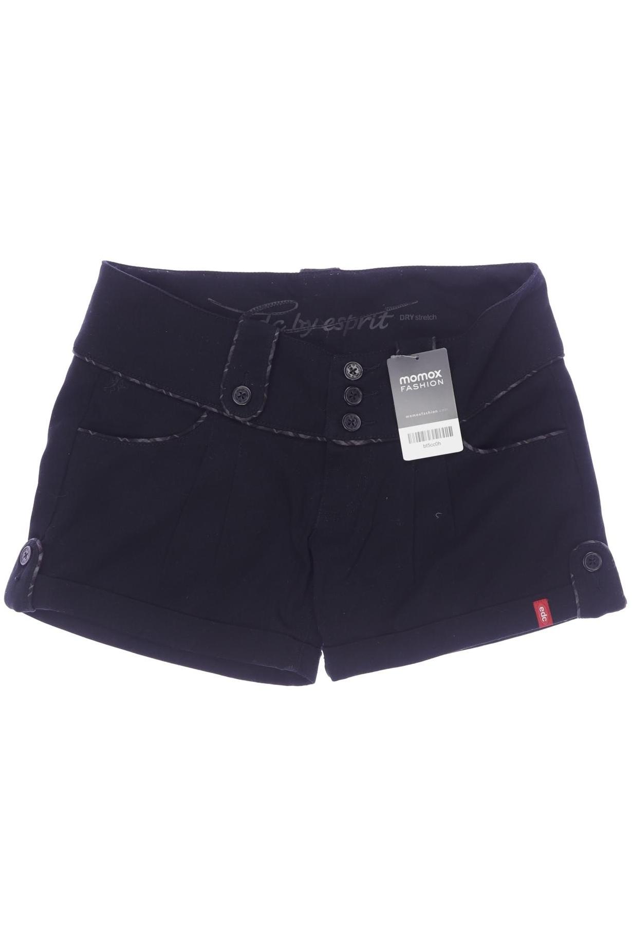 

edc by Esprit Damen Shorts, schwarz, Gr. 36