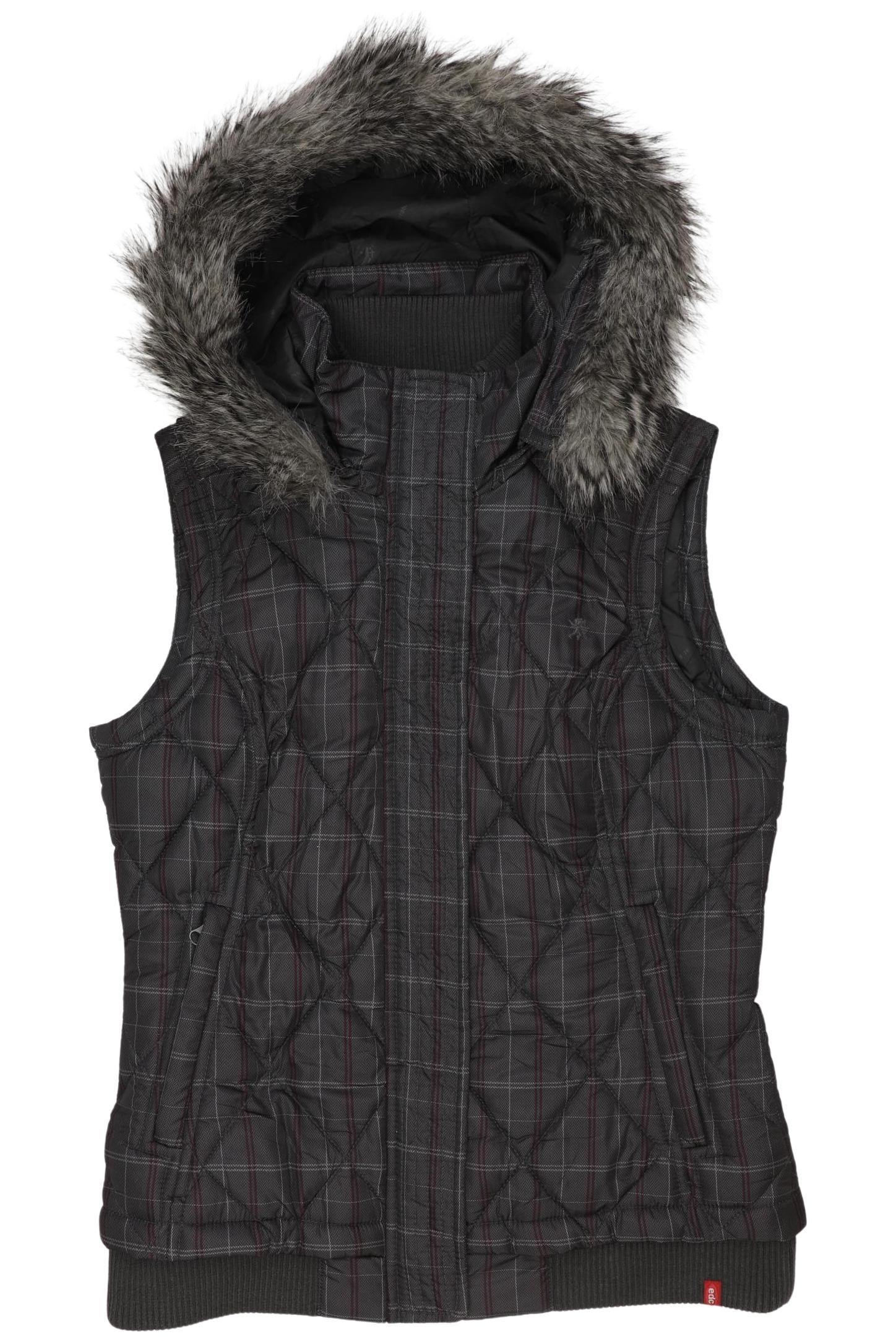 

edc by Esprit Damen Weste, grau, Gr. 42