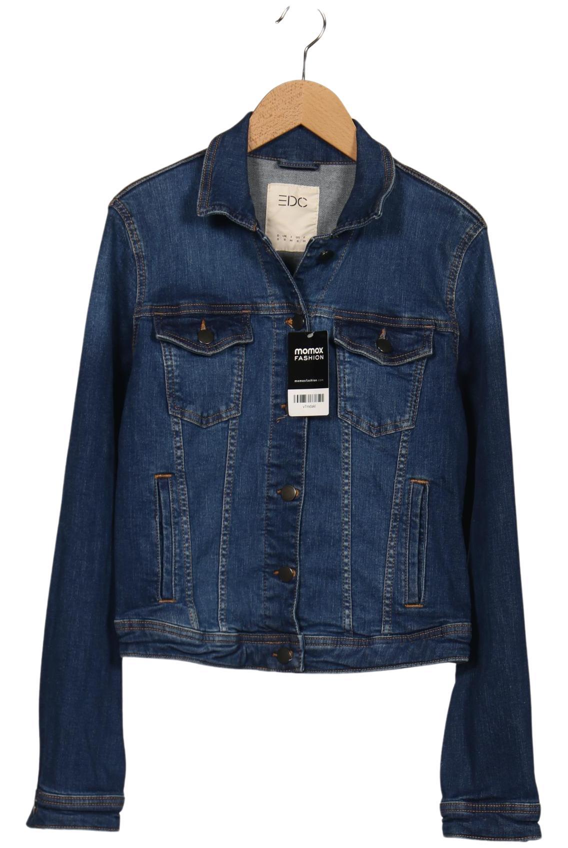 

edc by Esprit Damen Jacke, blau, Gr. 36