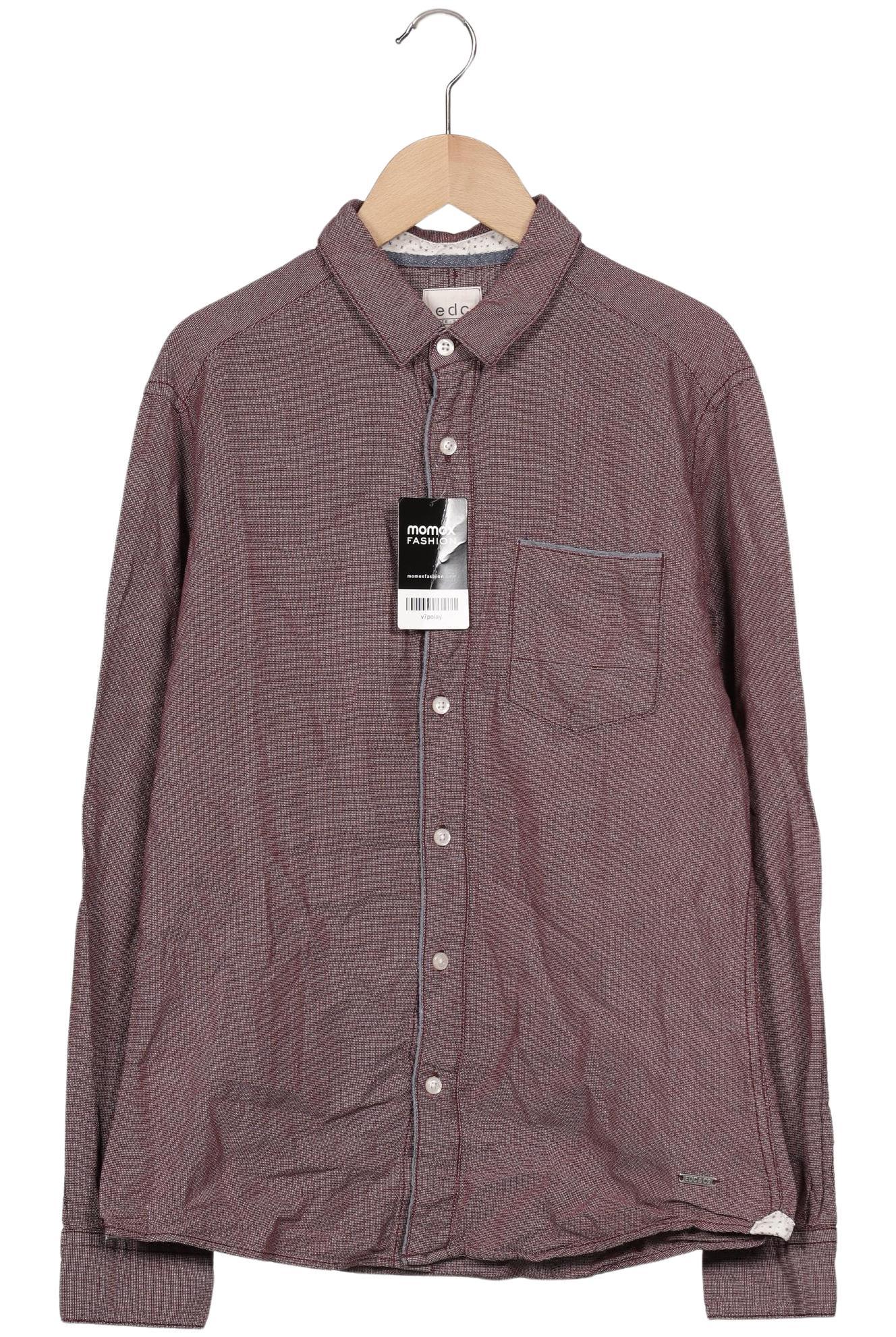 

edc by Esprit Herren Hemd, rot, Gr. 46