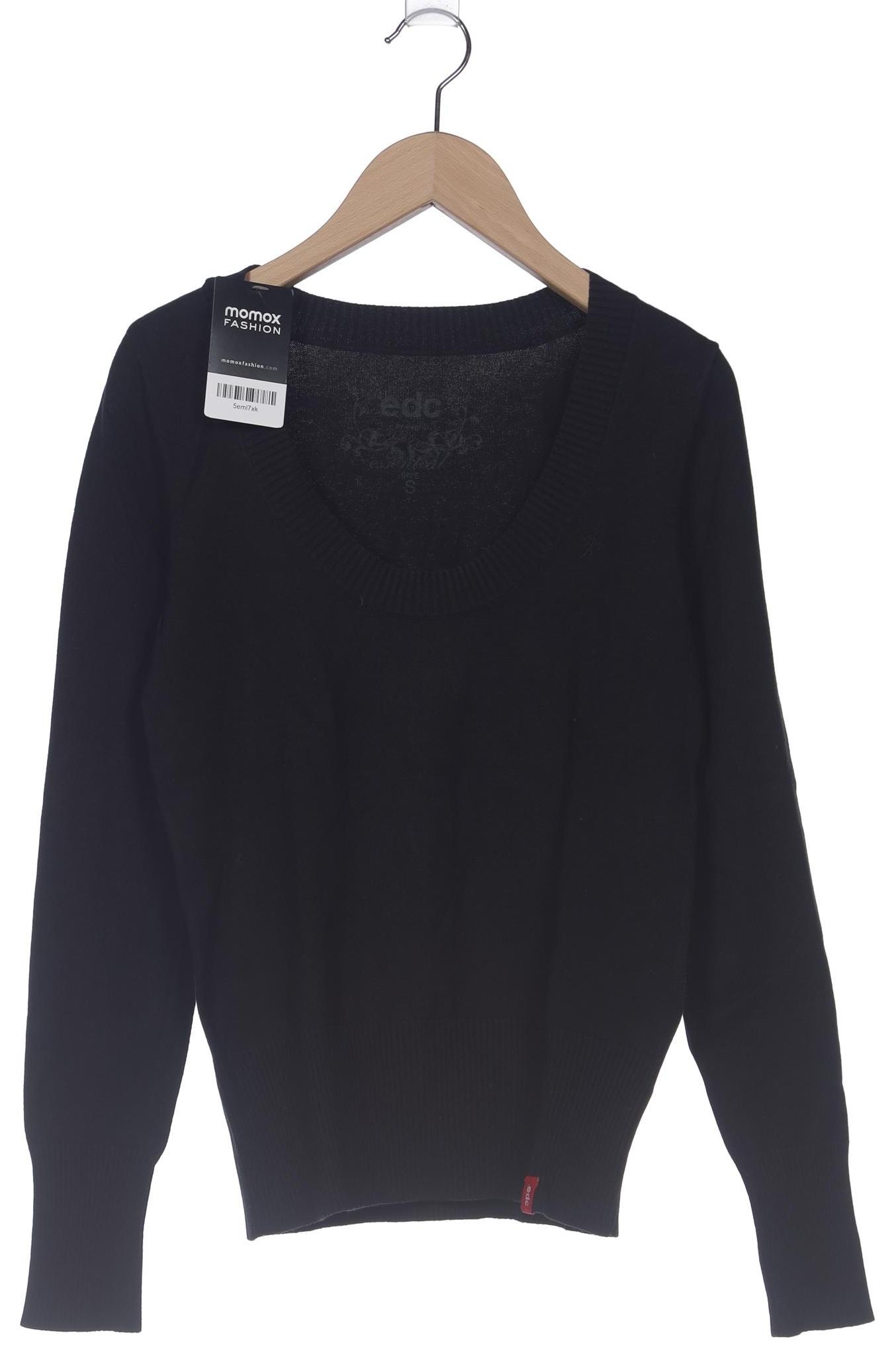 

edc by Esprit Damen Pullover, schwarz, Gr. 36