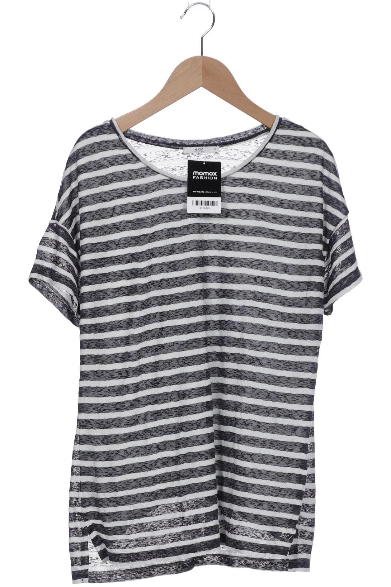 

edc by Esprit Damen T-Shirt, marineblau, Gr. 38