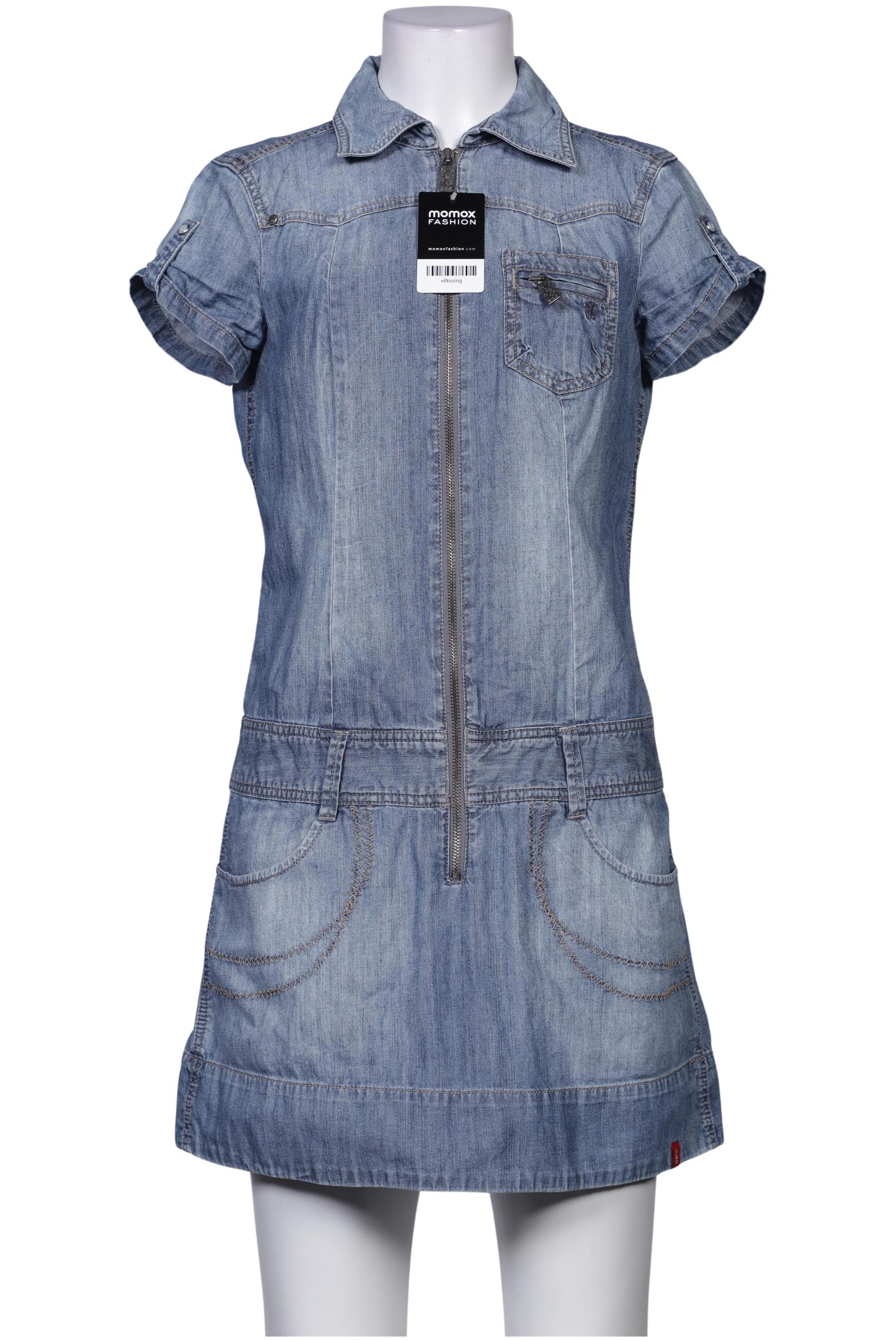 

edc by Esprit Damen Kleid, blau, Gr. 36