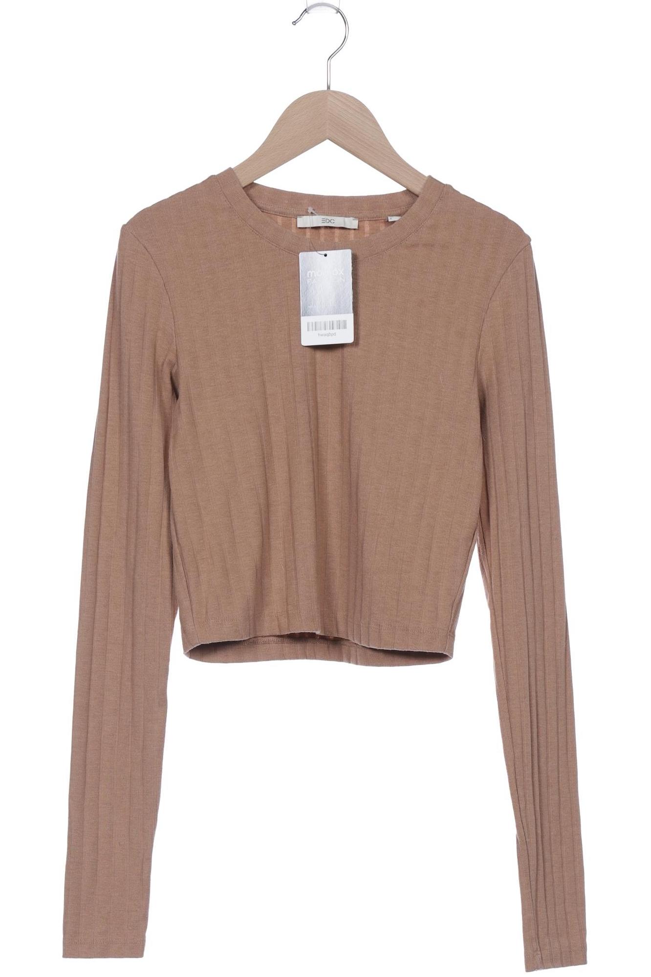 

edc by Esprit Damen Langarmshirt, beige, Gr. 36