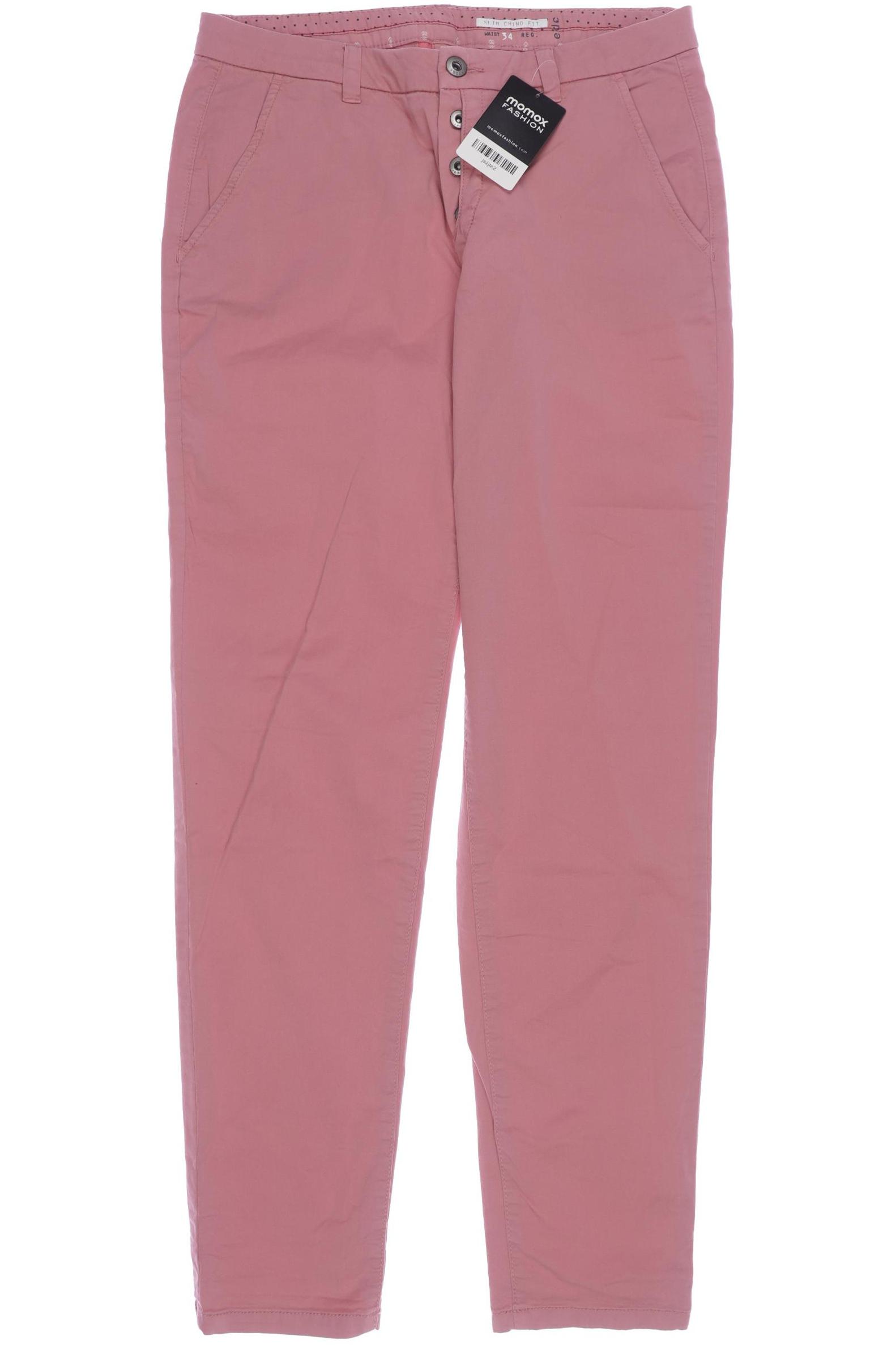 

edc by Esprit Damen Stoffhose, pink, Gr. 34