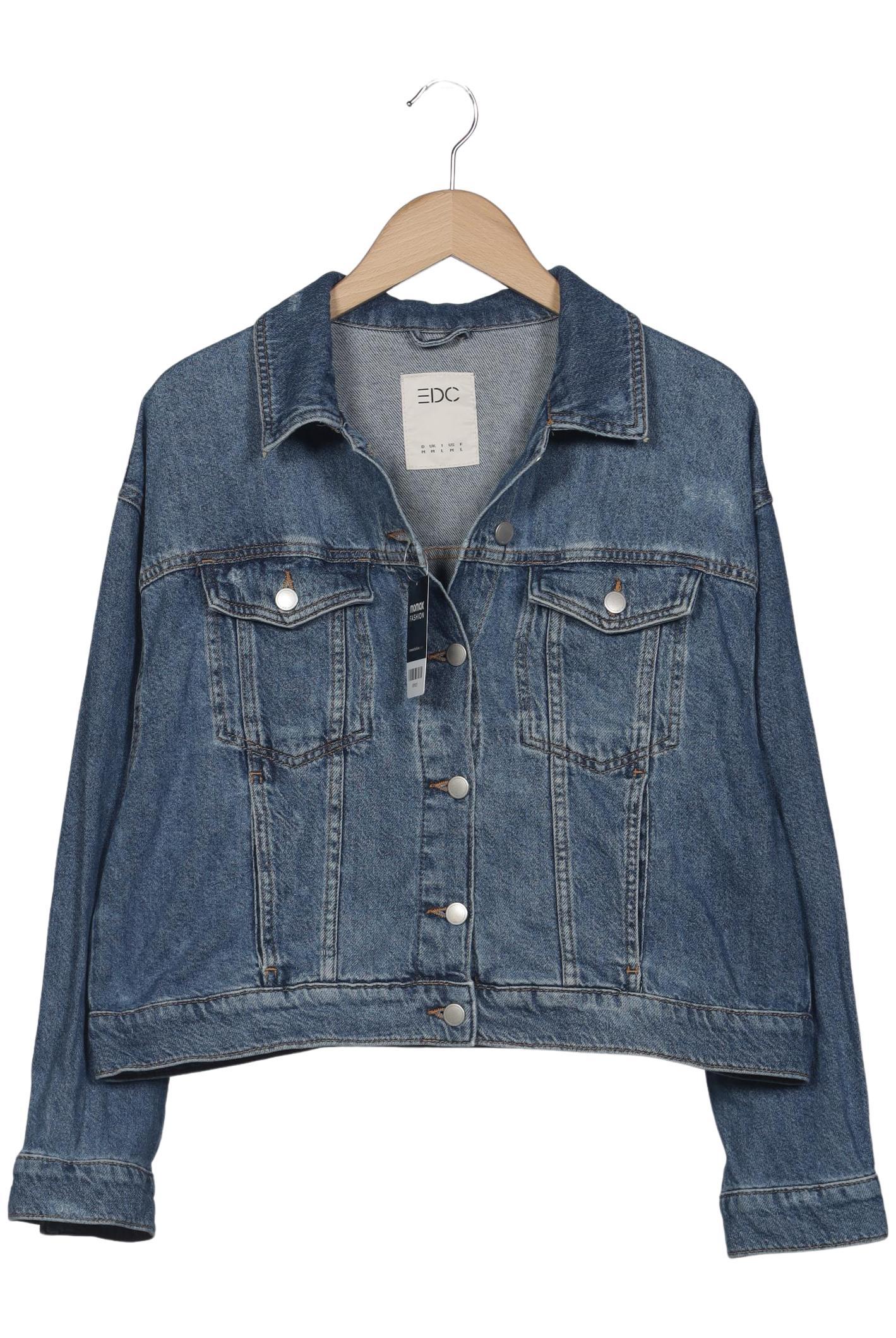 

edc by Esprit Damen Jacke, blau, Gr. 38