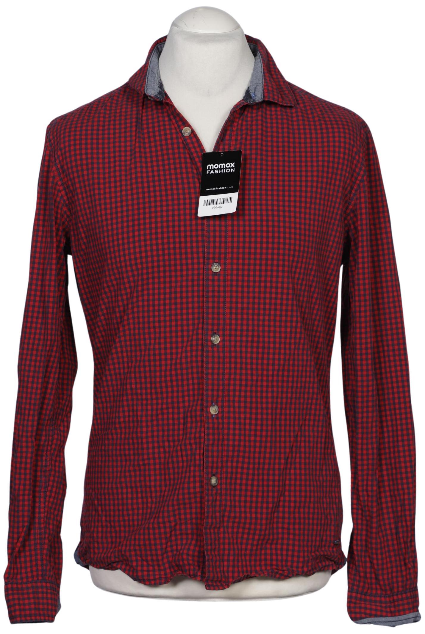 

edc by Esprit Herren Hemd, rot, Gr. 48