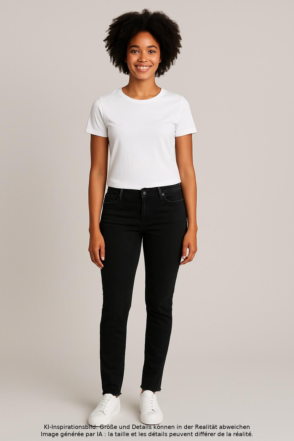 

edc by Esprit Damen Jeans, schwarz, Gr. 30