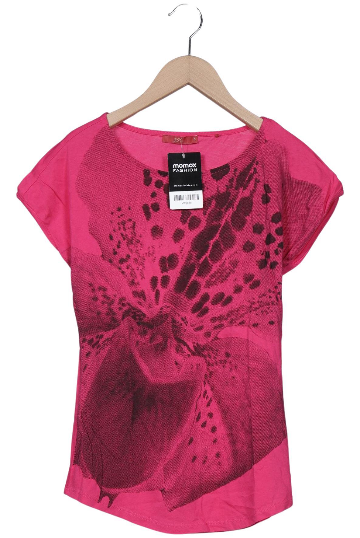 

edc by Esprit Damen T-Shirt, pink, Gr. 36