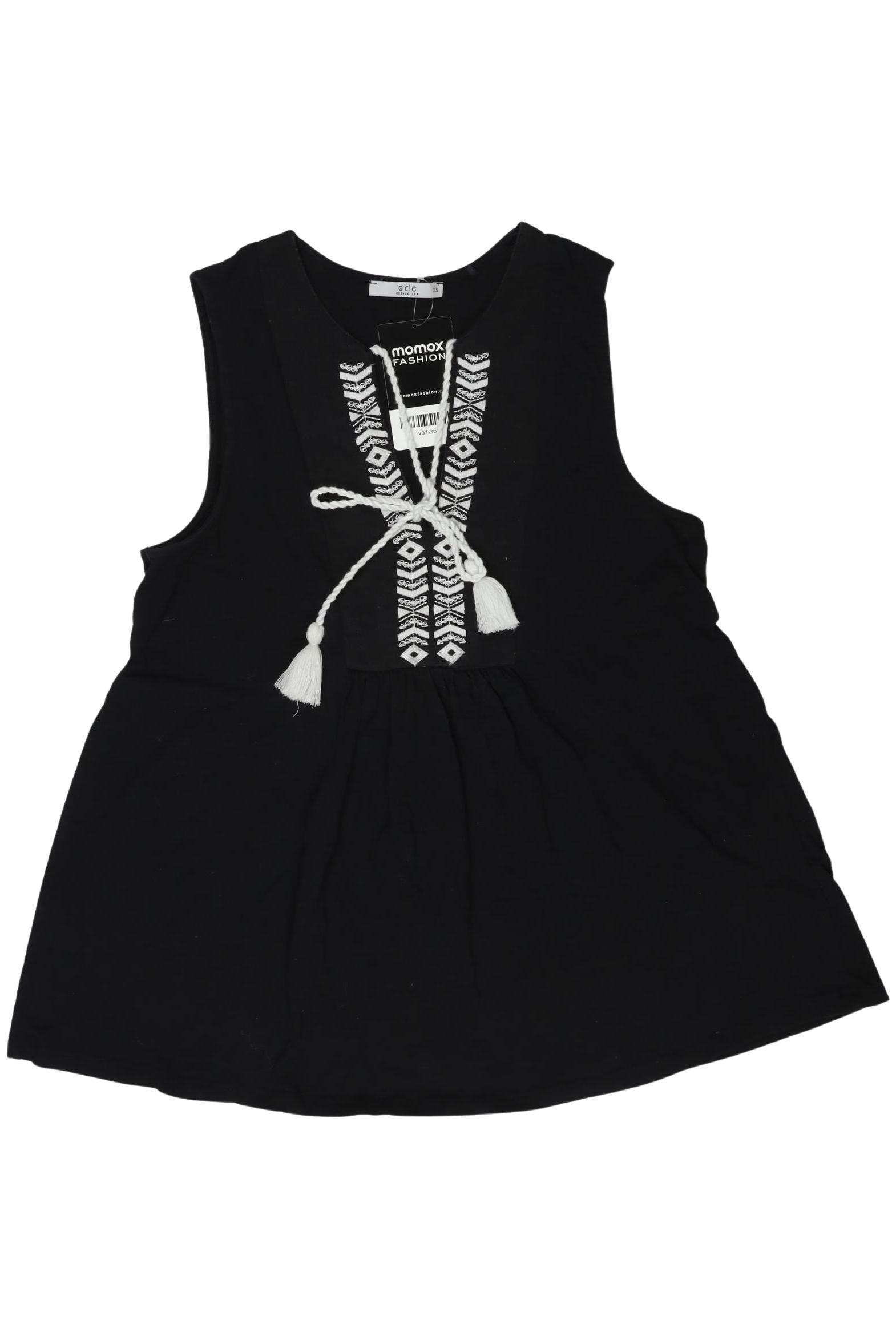 

edc by Esprit Damen Top, schwarz, Gr. 34