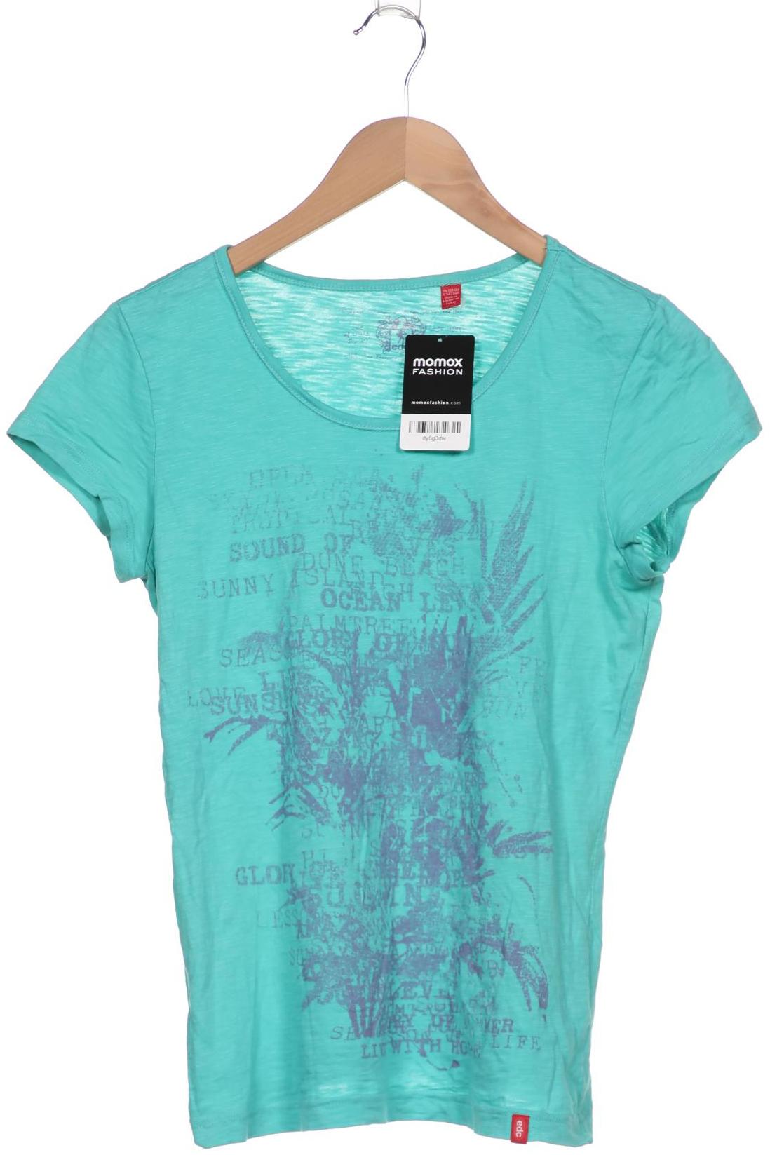 

edc by Esprit Damen T-Shirt, türkis, Gr. 42