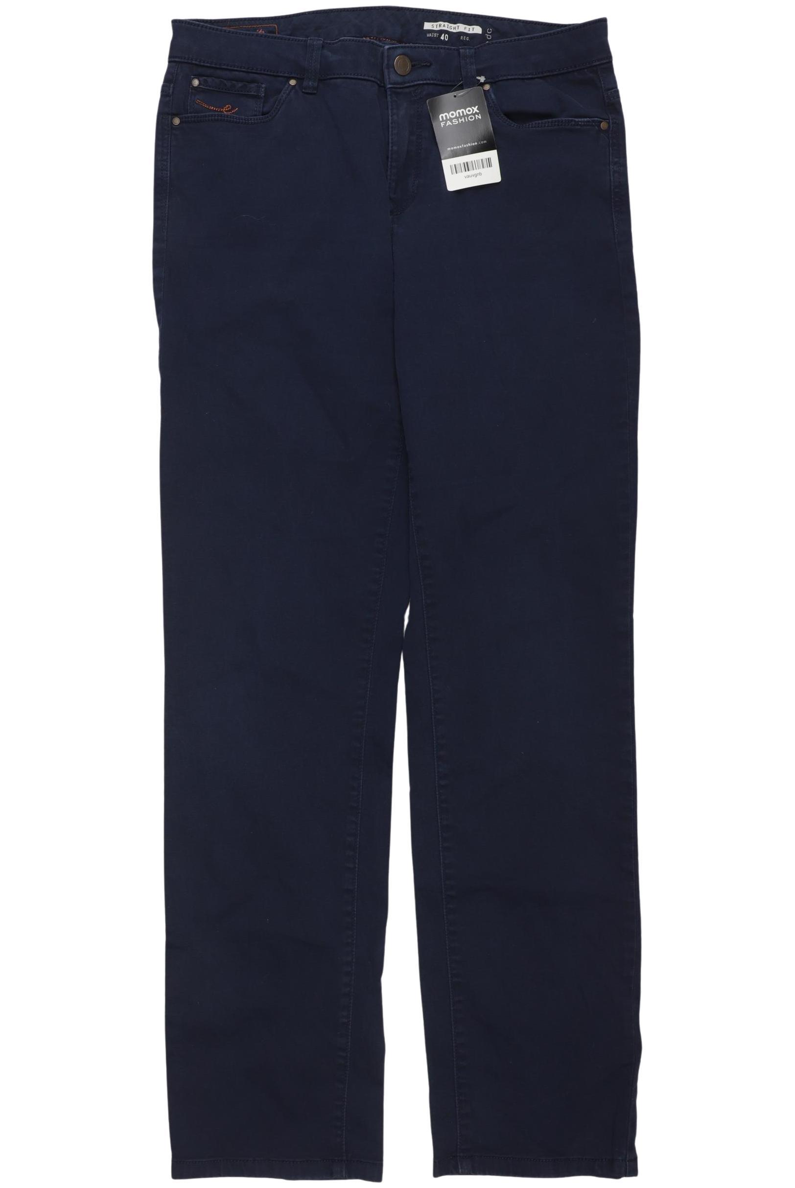 

edc by Esprit Damen Stoffhose, marineblau, Gr. 40