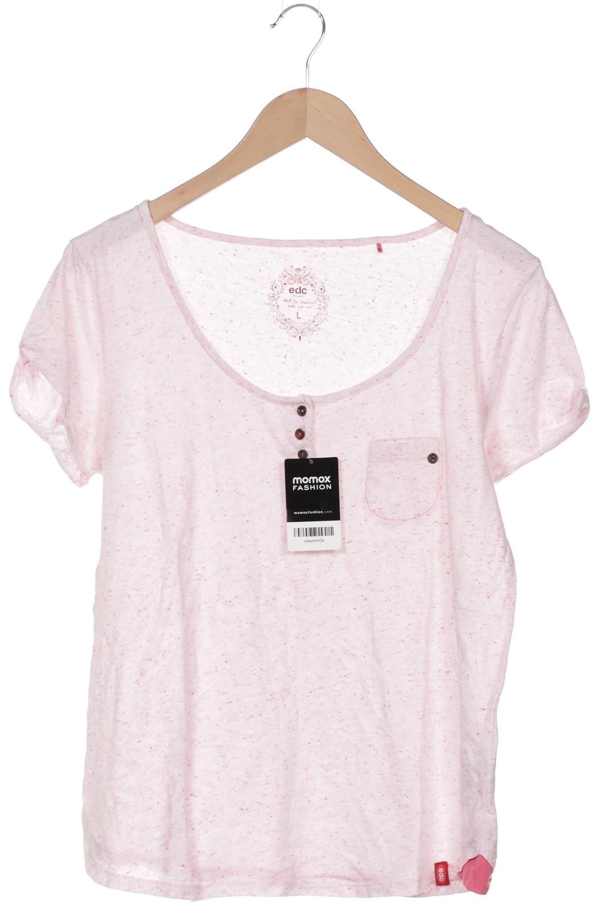 

edc by Esprit Damen T-Shirt, pink, Gr. 42