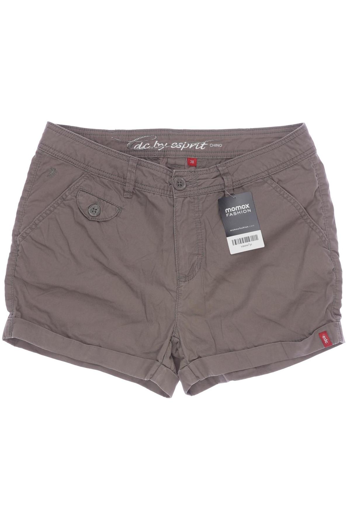 

edc by Esprit Damen Shorts, grau, Gr. 38