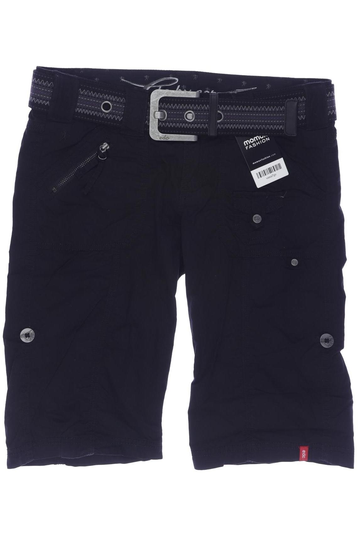 

edc by Esprit Damen Shorts, schwarz, Gr. 36
