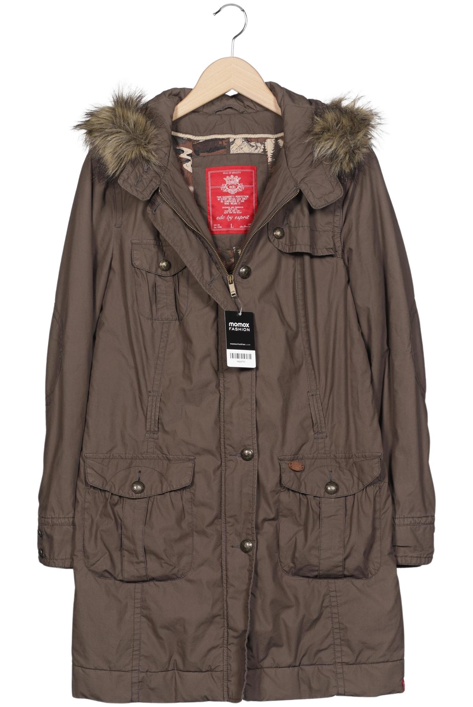 

edc by Esprit Damen Mantel, braun, Gr. 42