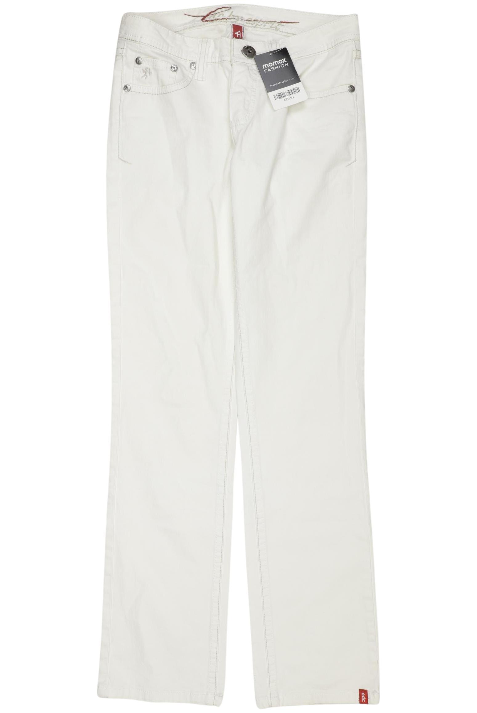 

edc by Esprit Damen Jeans, weiß, Gr. 27