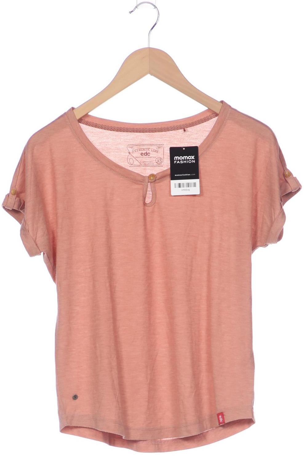

edc by Esprit Damen T-Shirt, pink, Gr. 34