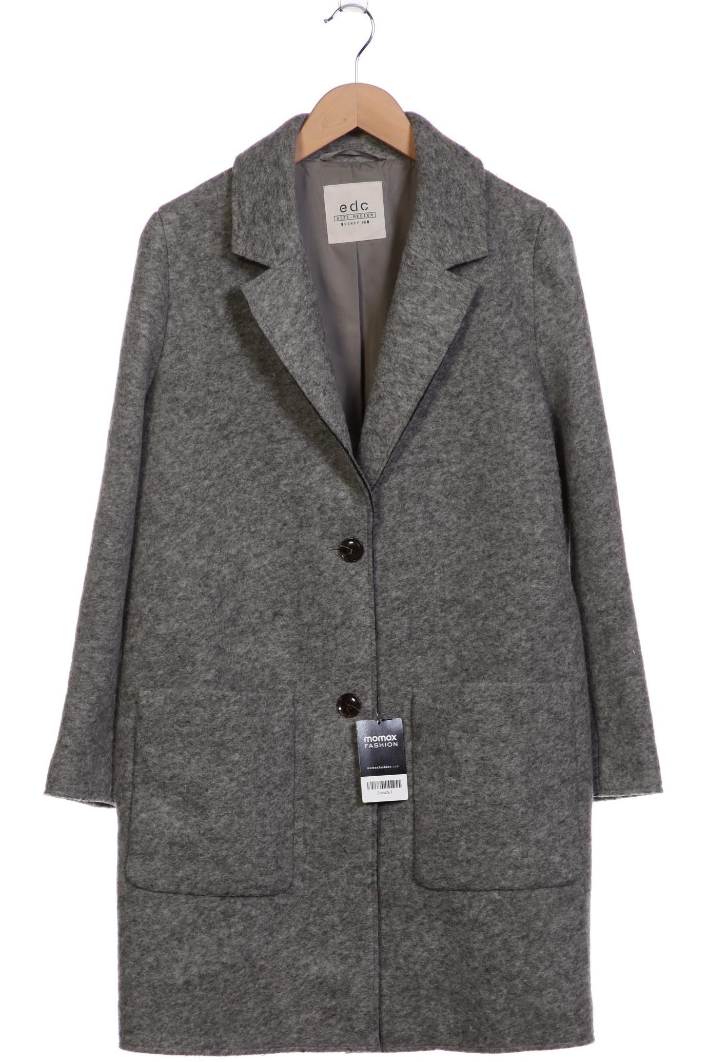 

edc by Esprit Damen Mantel, grau, Gr. 38