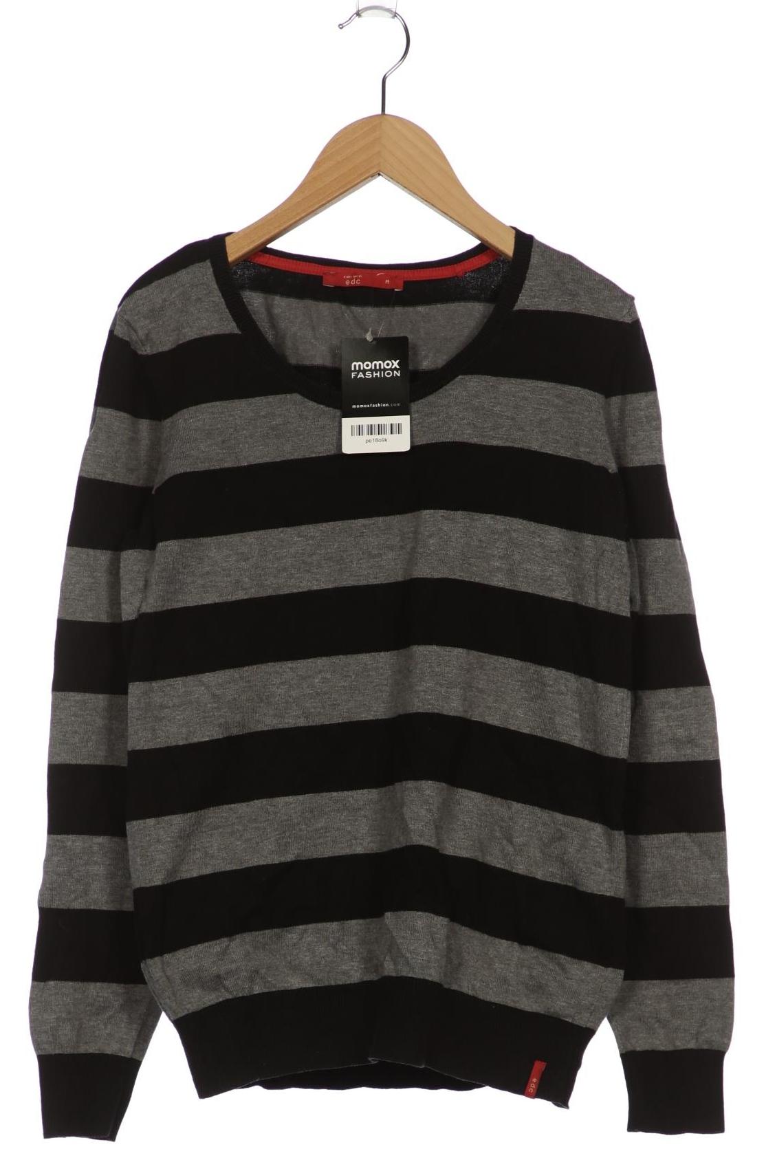 

edc by Esprit Damen Pullover, schwarz, Gr. 38