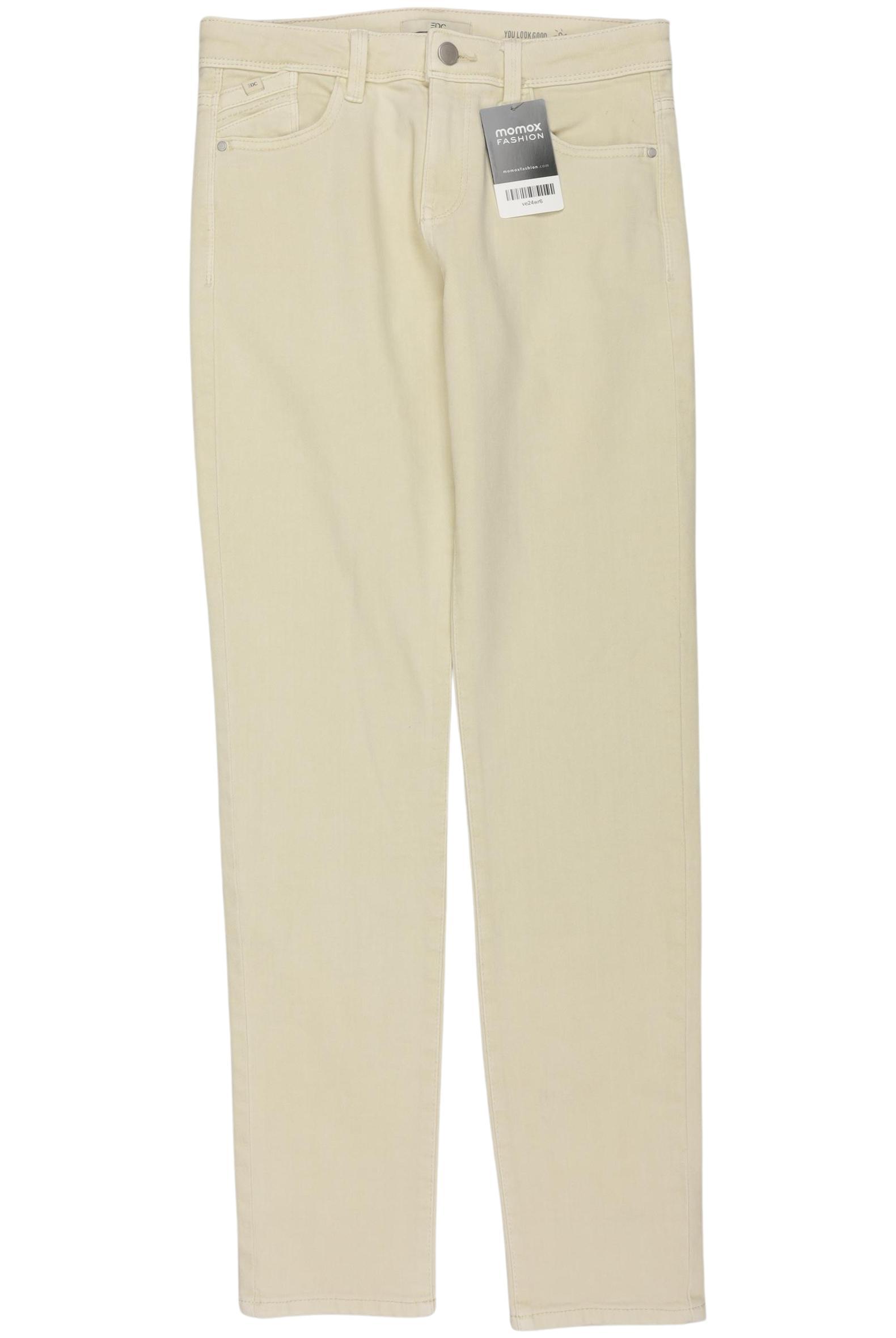 

edc by Esprit Damen Jeans, cremeweiß, Gr. 26