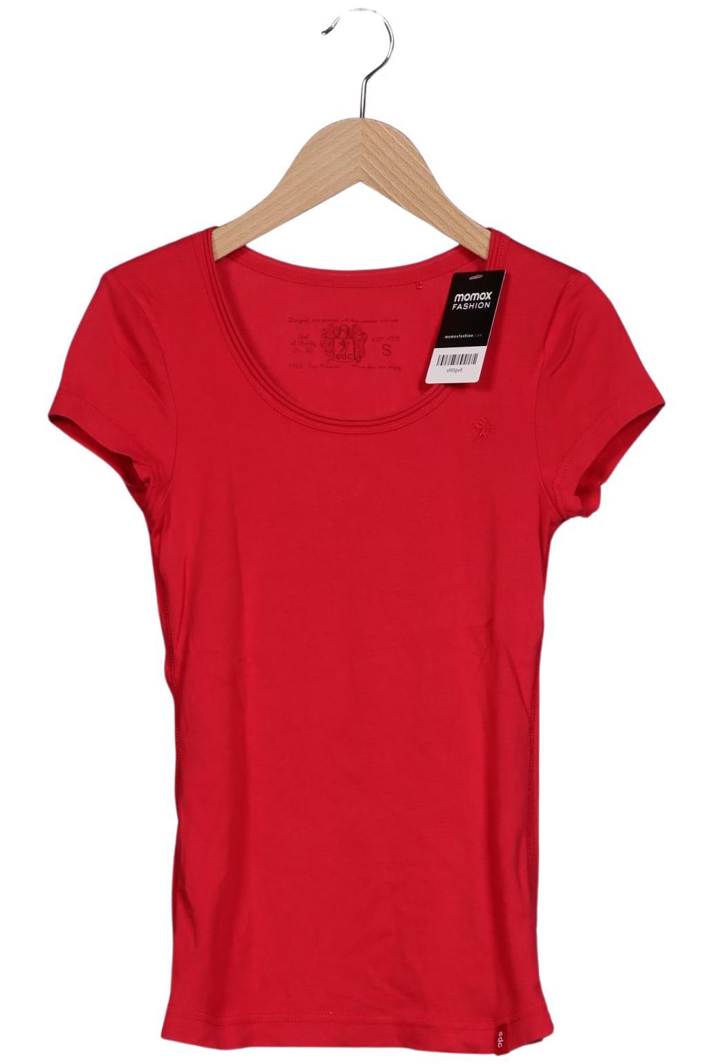 

edc by Esprit Damen T-Shirt, rot, Gr. 36