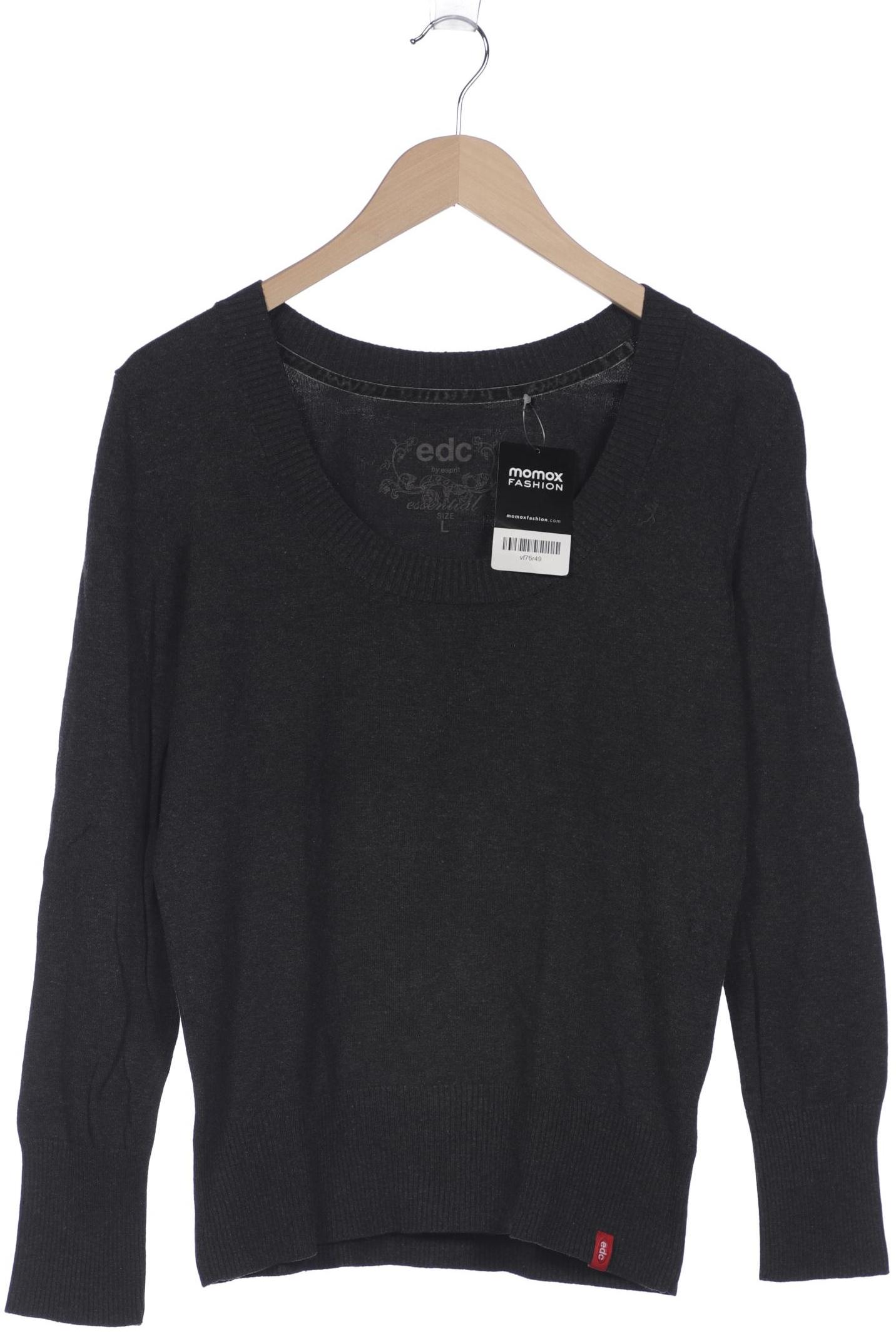 

edc by Esprit Damen Pullover, grau, Gr. 42