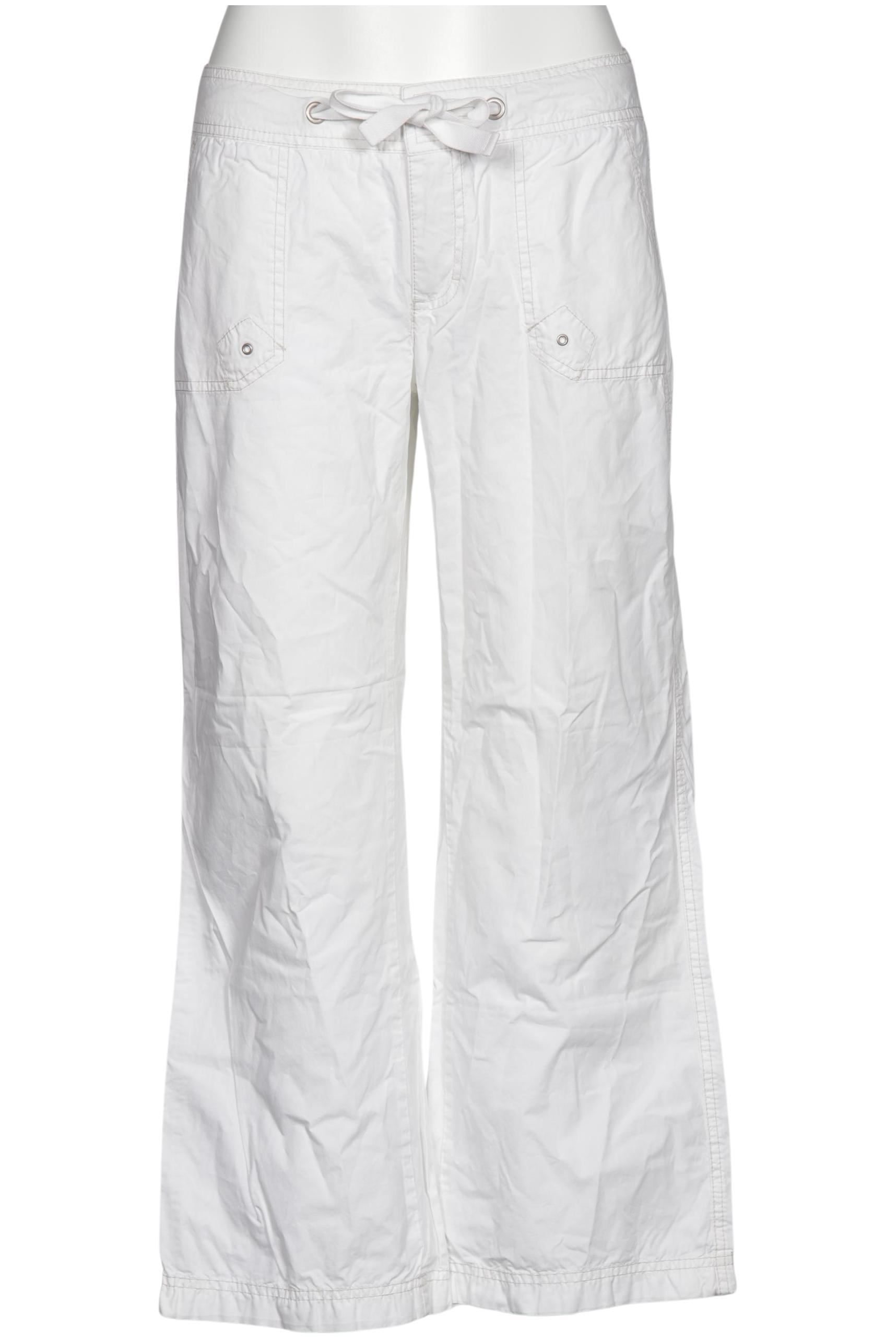 

edc by Esprit Damen Stoffhose, weiß, Gr. 36