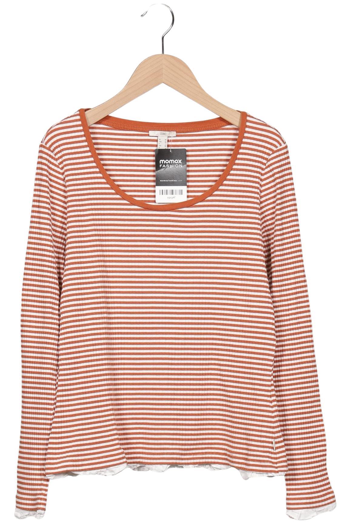 

edc by Esprit Damen Langarmshirt, mehrfarbig, Gr. 38