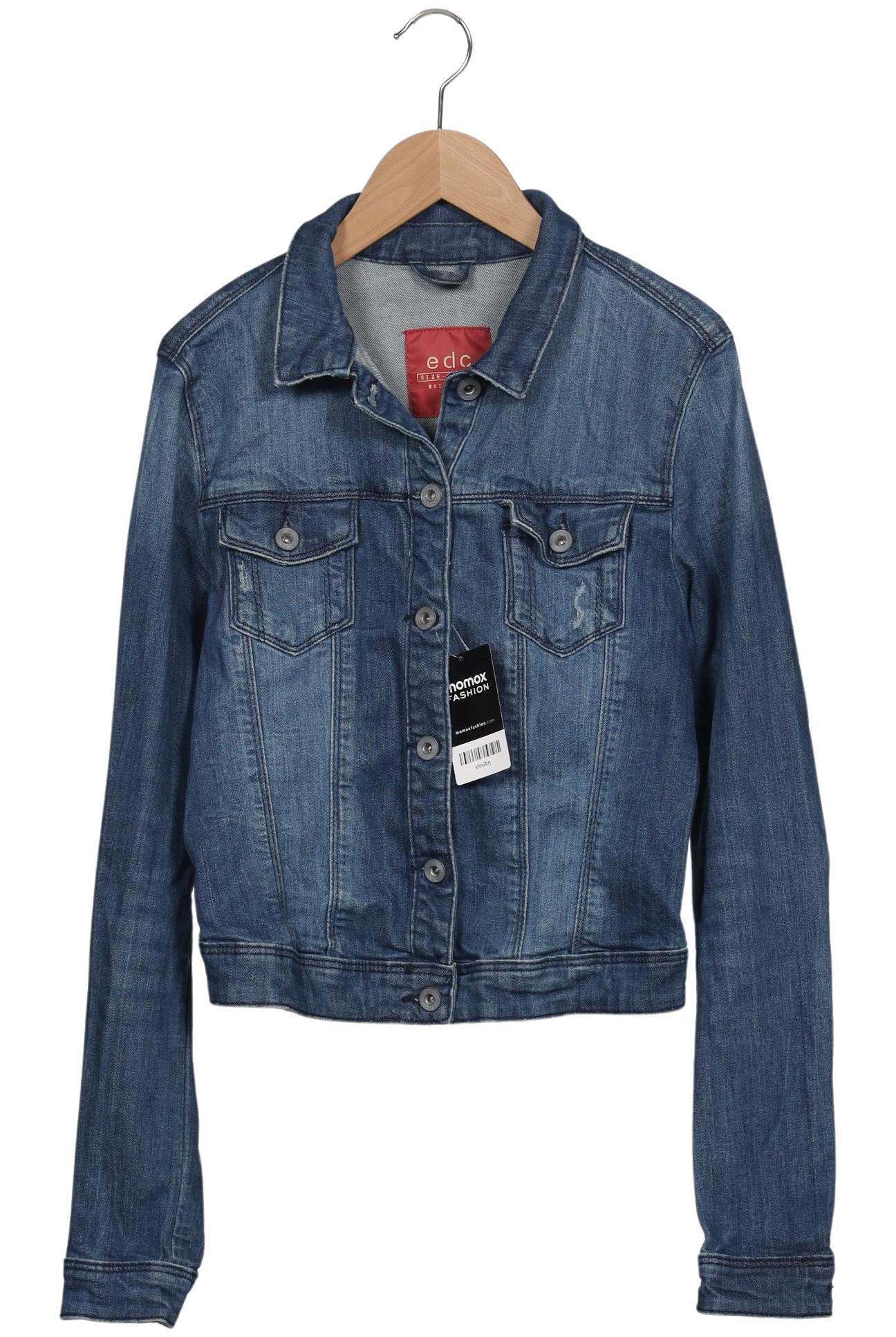 

edc by Esprit Damen Jacke, blau, Gr. 38