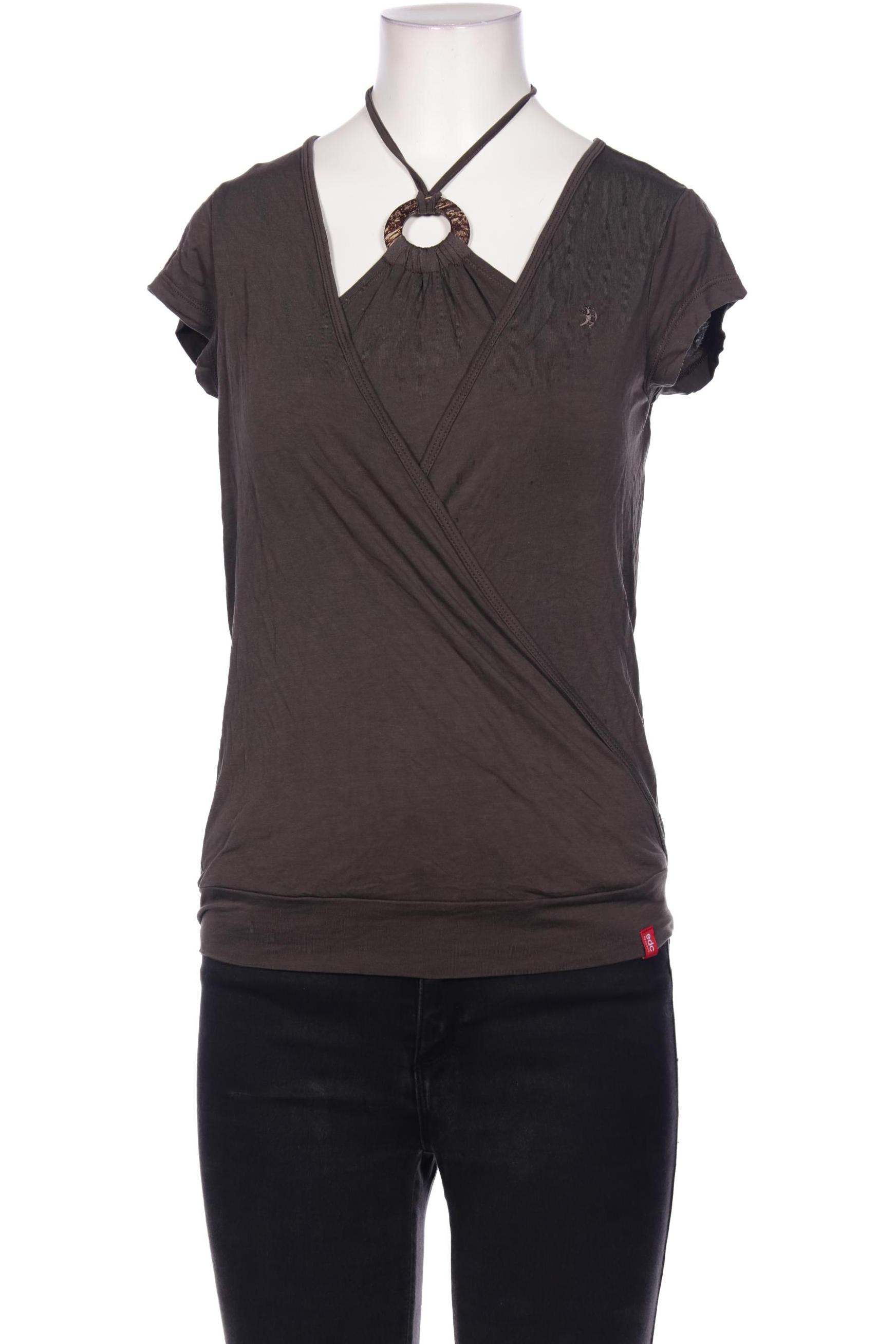 

edc by Esprit Damen T-Shirt, grün, Gr. 36