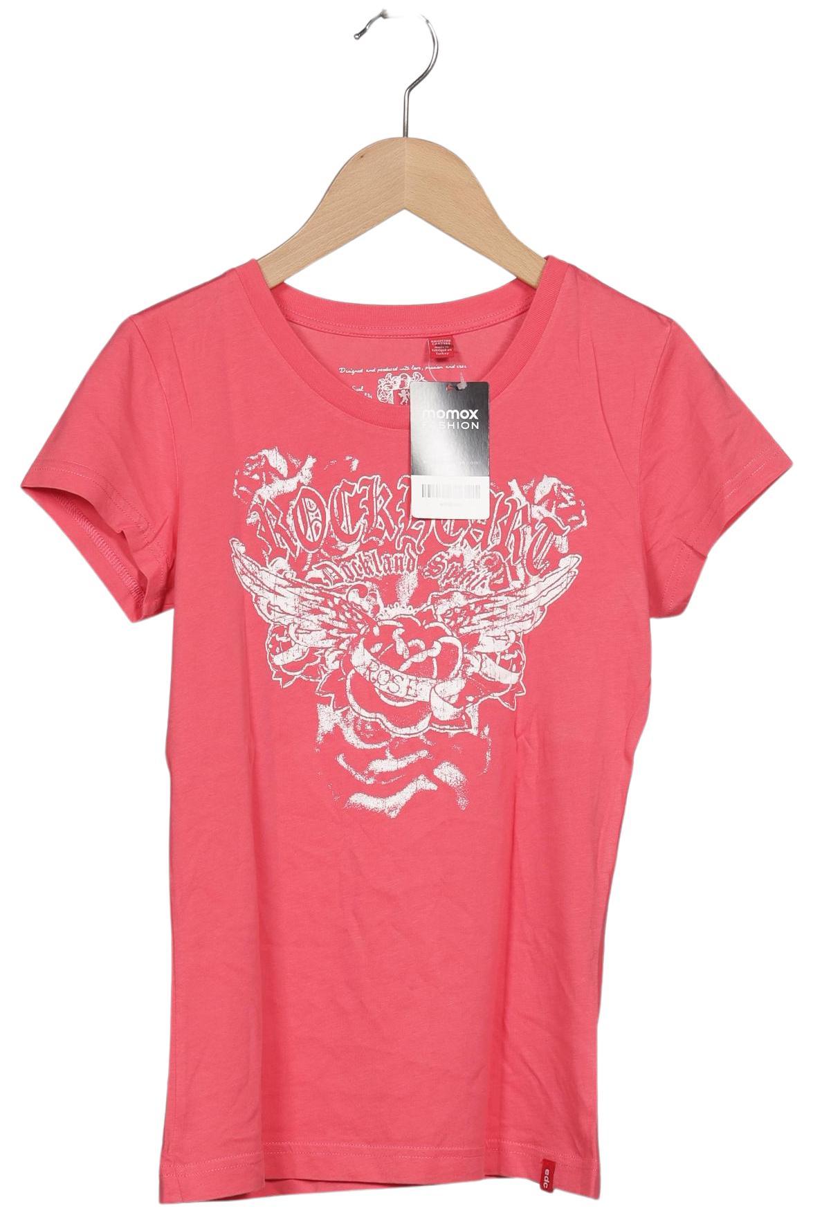 

edc by Esprit Damen T-Shirt, pink, Gr. 34