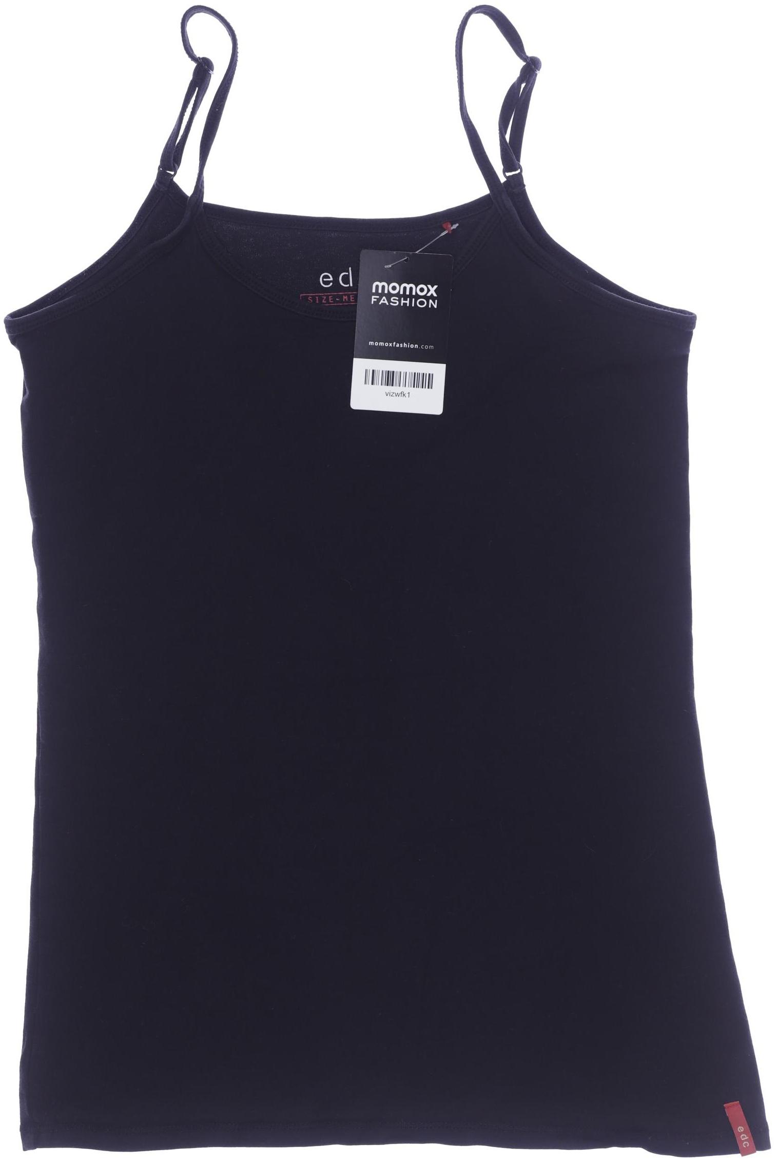 

edc by Esprit Damen Top, schwarz, Gr. 38