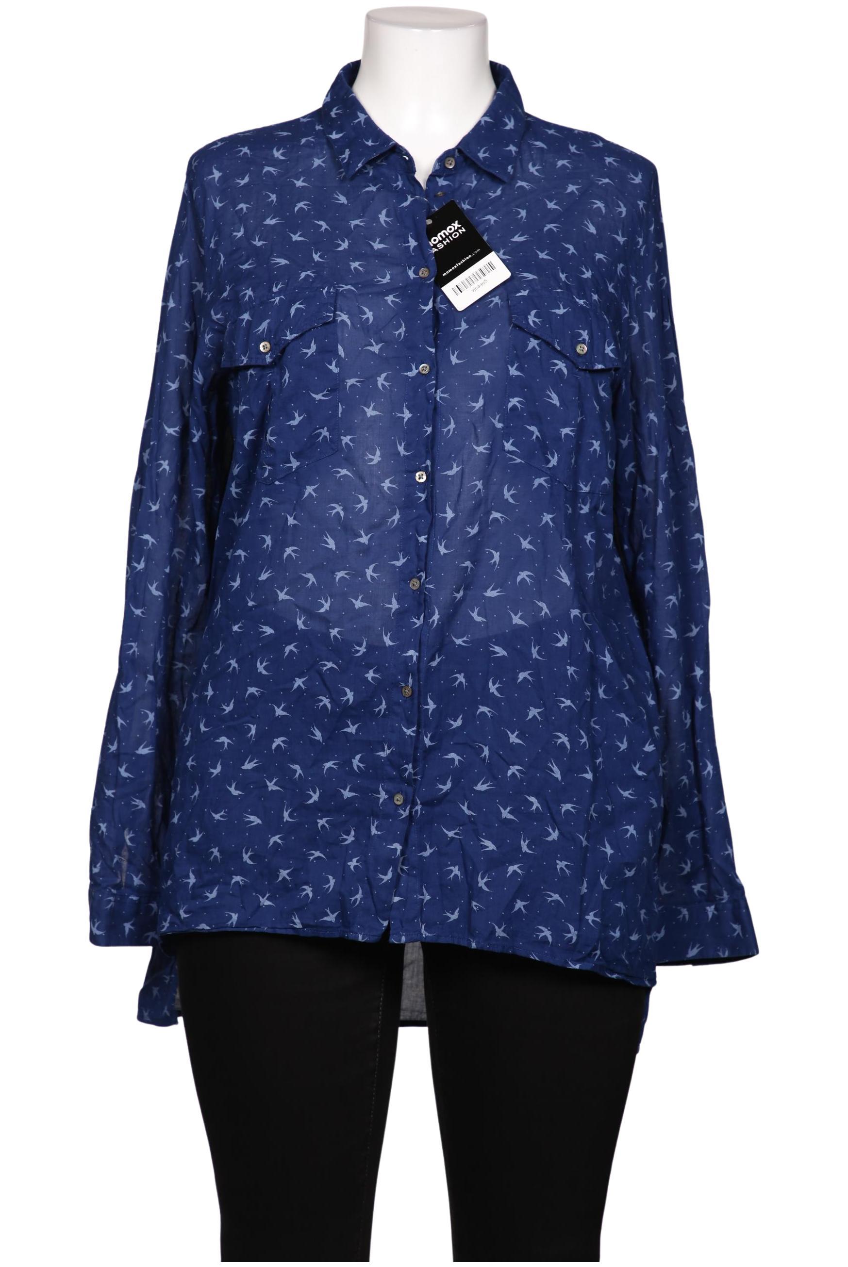 

edc by Esprit Damen Bluse, marineblau, Gr. 44